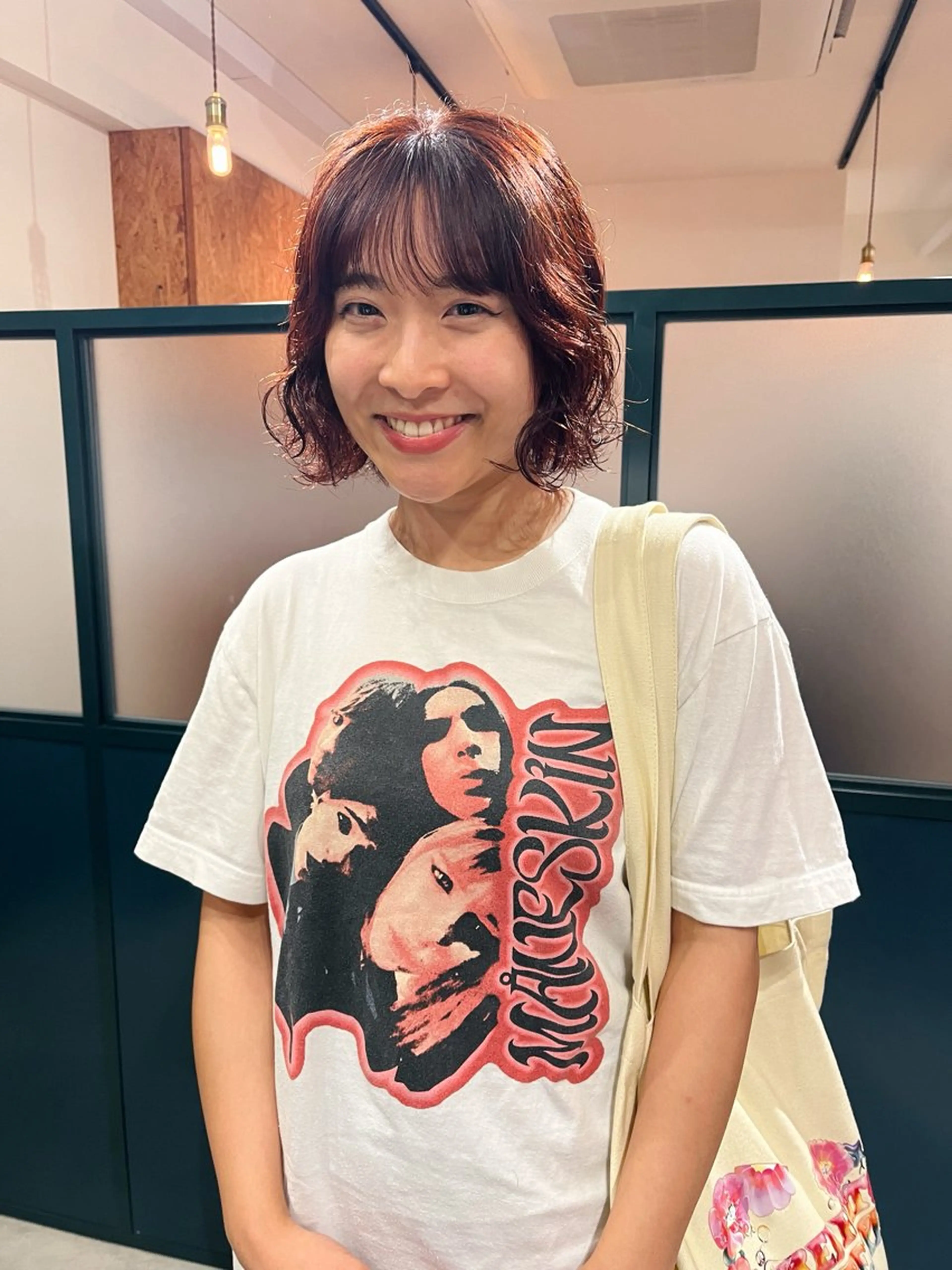 ショート カラー パーマ 暖色/パーマ 🌼クニトウメイのヘアスタイル