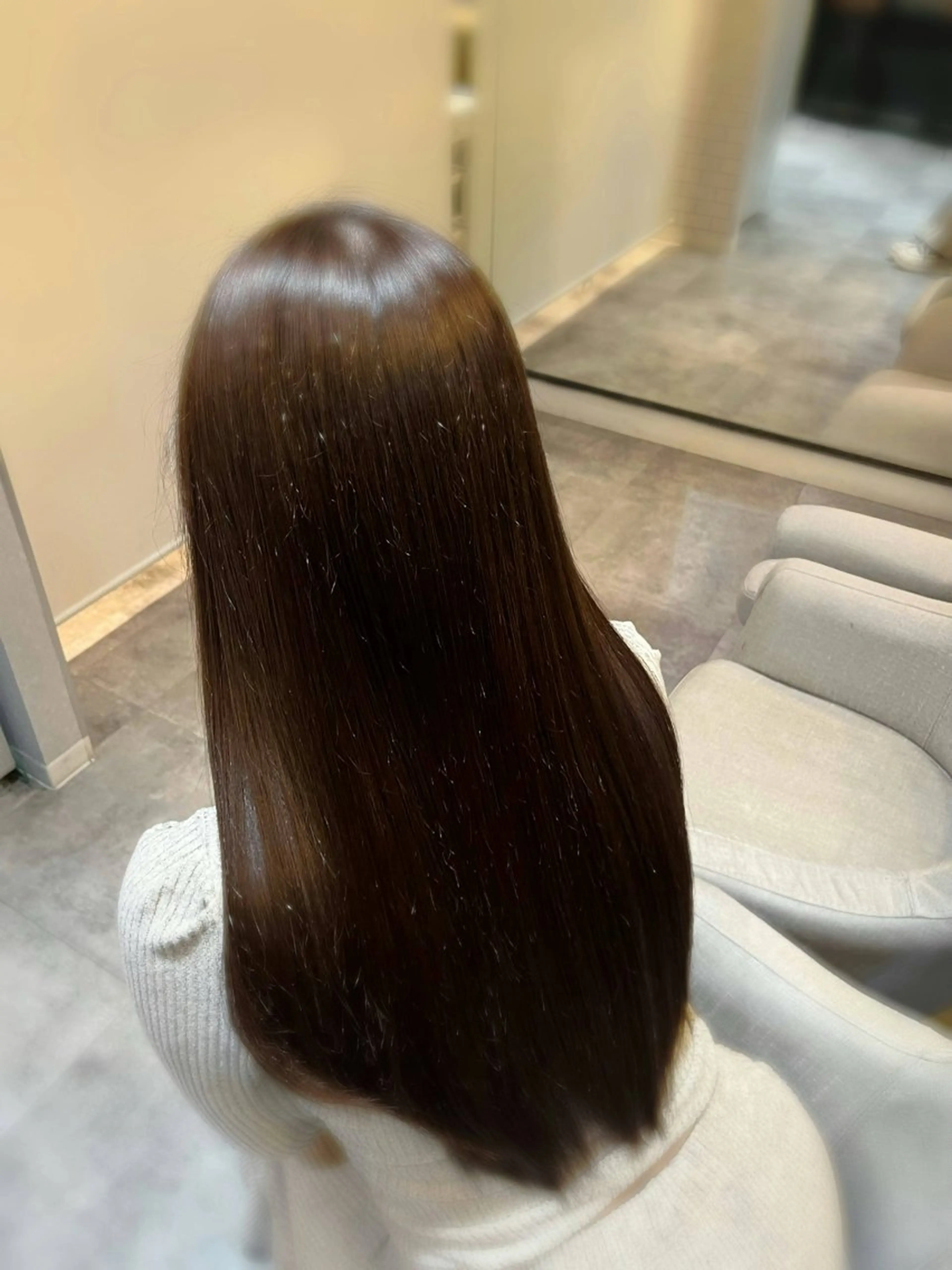 選べるカラー🌟＋メンテナンスカット💇‍♀️＋つやつやTOKIO酸熱トリートメント🌟（寒色／暖色）の写真