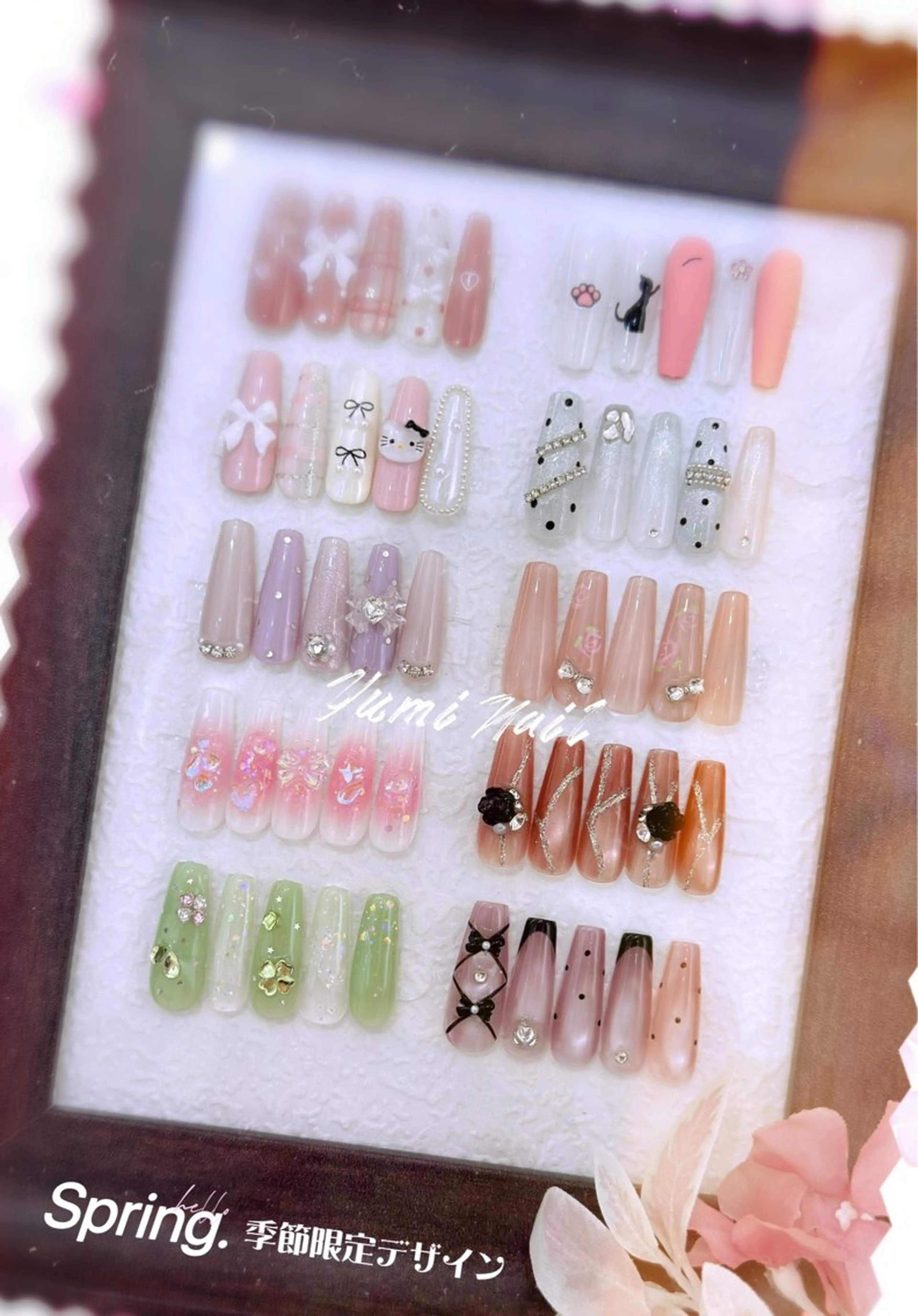 【3🈷️おすすめ✨】自爪🌸季節スペシャル定額デザイン🌸¥ 13980→ ¥8980🉐の写真