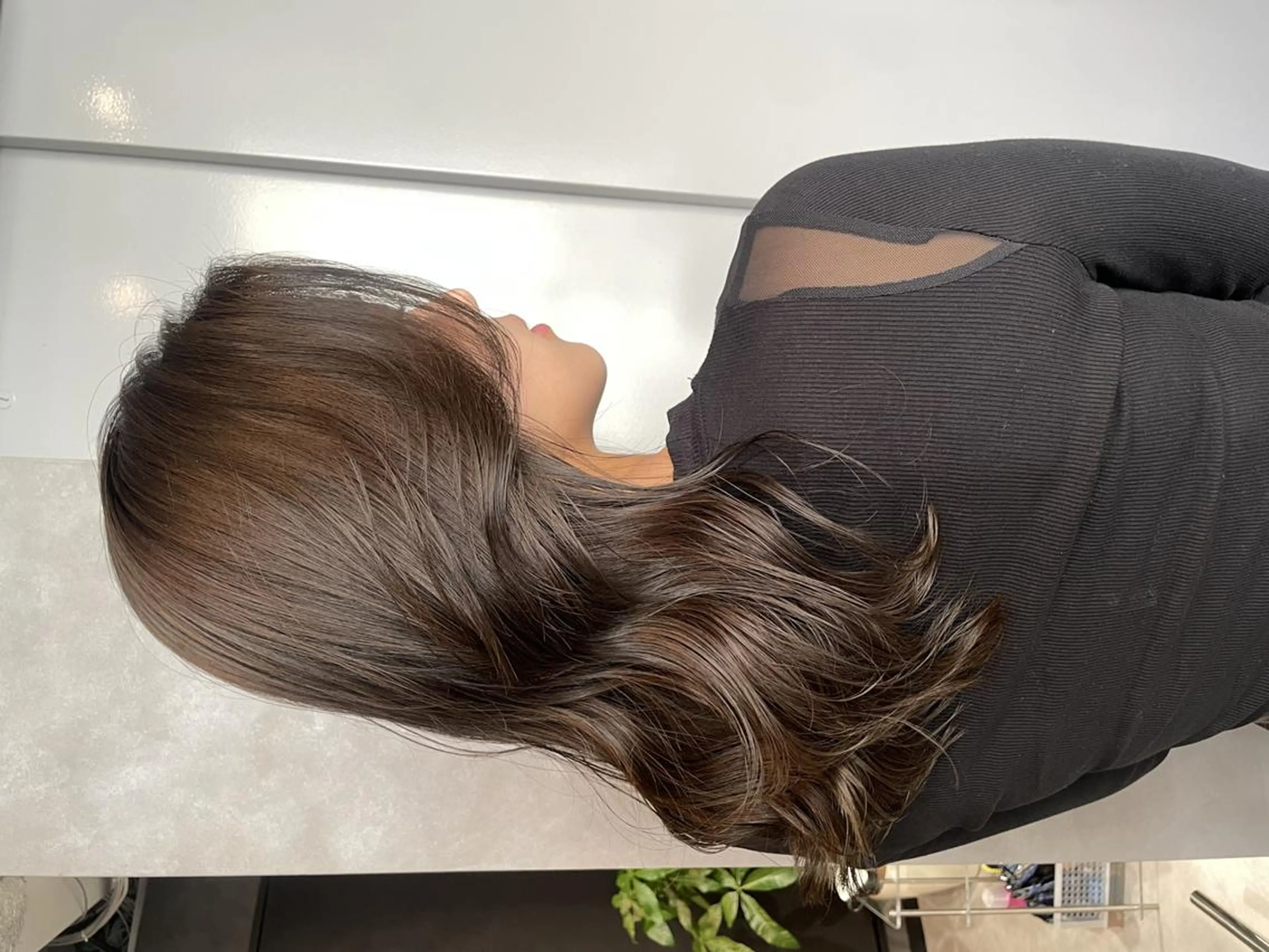 ミディアム 外国人風カラー ハイライト 髪質改善 似合わせカット トリートメント カット ヘアカラー トリートメント BUCKS【天王寺】 バックス【駅30秒】のヘアスタイル