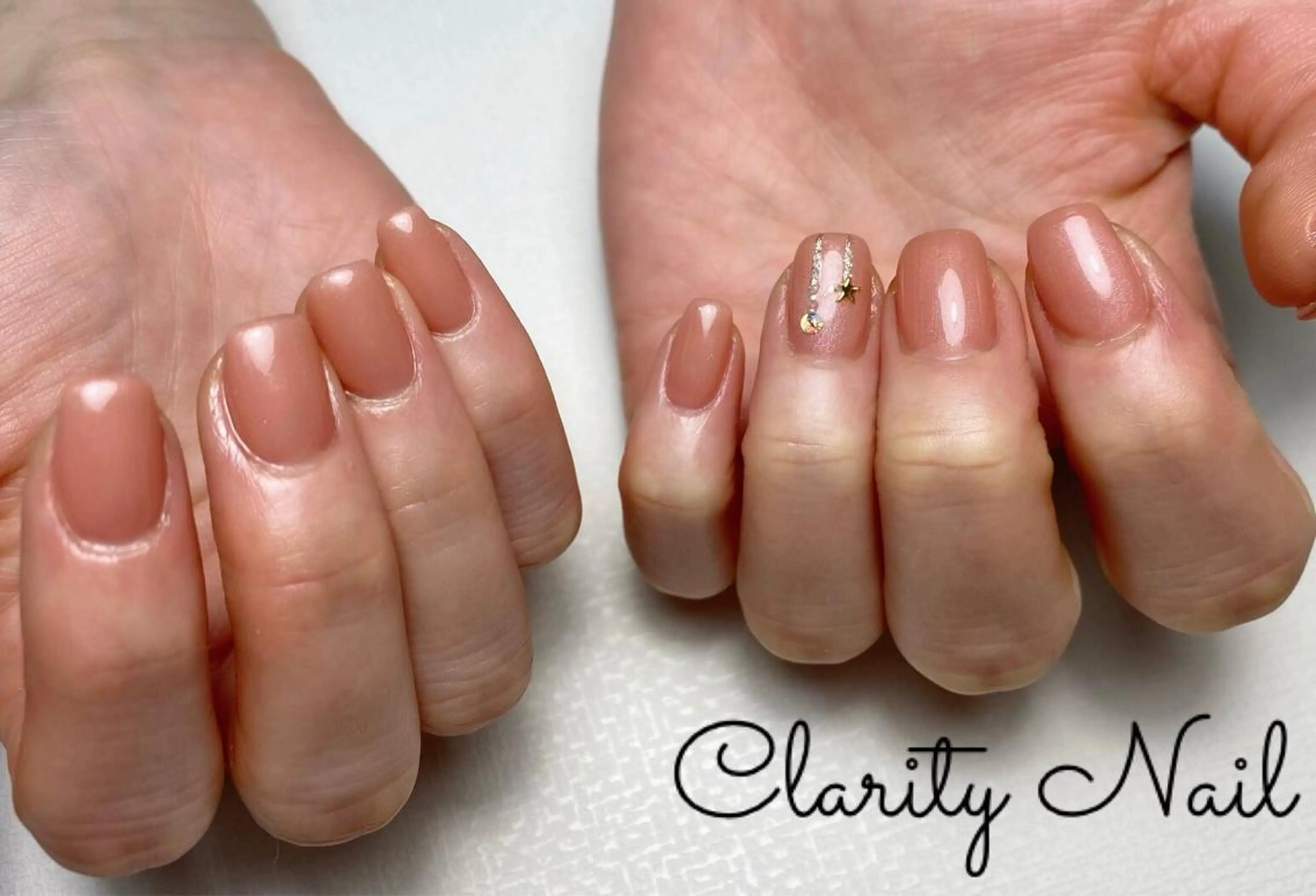ネイル アートネイル ワンカラーネイル ハンドネイル Clarity Nailのネイルデザイン