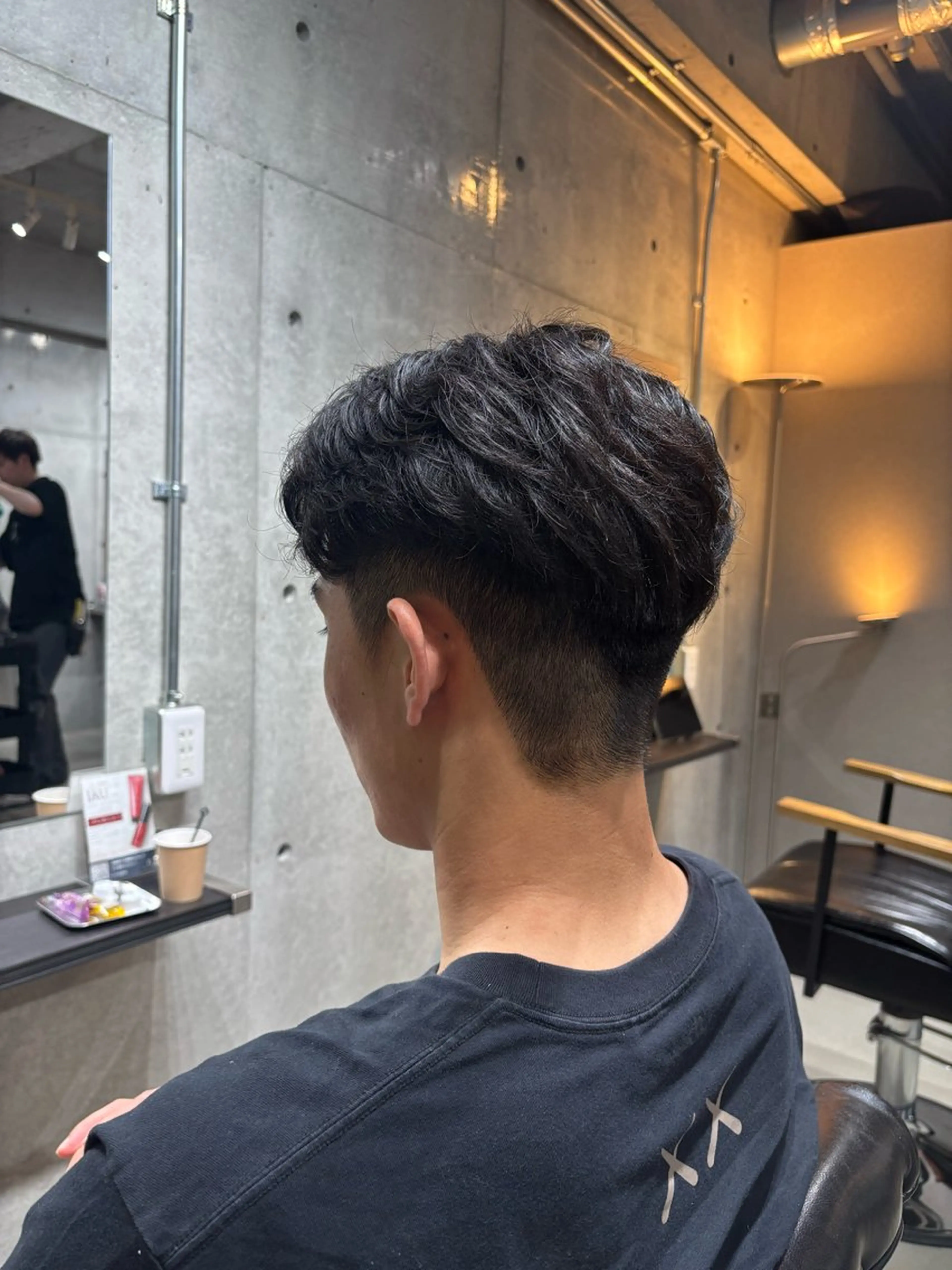 パーマ メンズ メンズパーマ ニュアンスパーマ 韓国ヘア 高森蓮のヘアスタイル