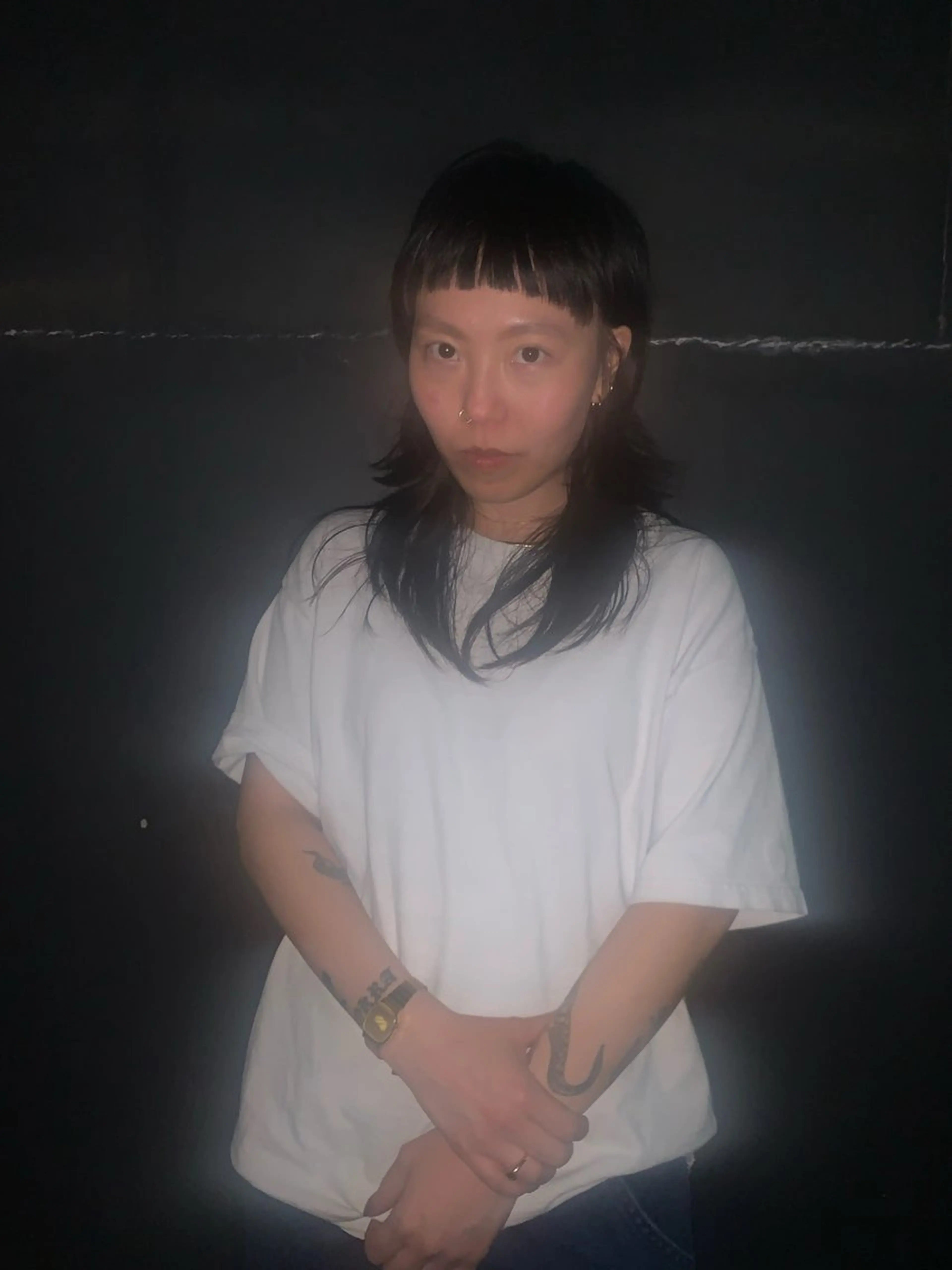 セミロング レイヤーカット ウルフカット ウルフレイヤー THE./ブリーチ 透感カラー/髪質改善のヘアスタイル