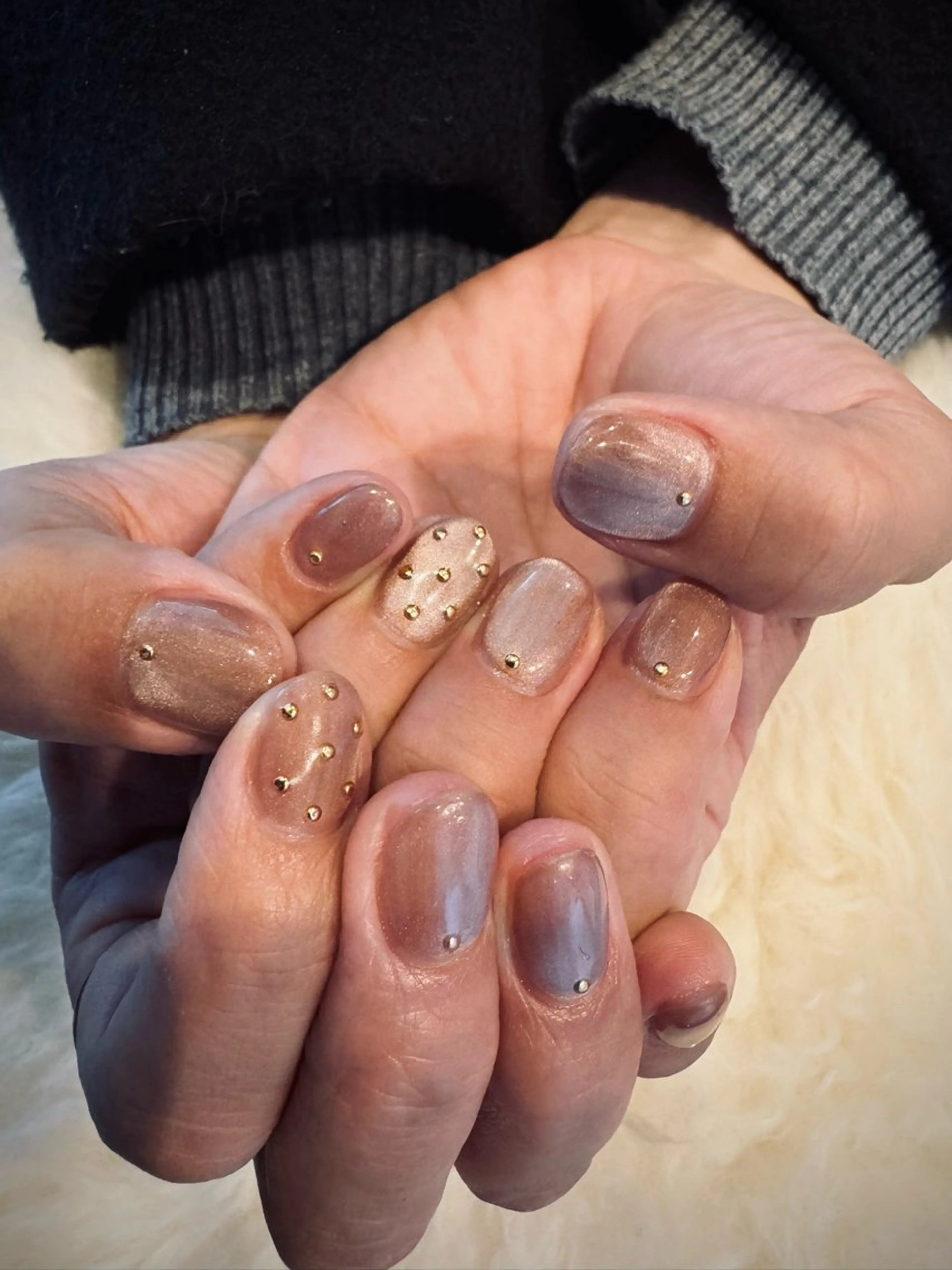 ネイル マグネットネイル シンプルネイル Twin Eight  Nail&Eyelash（旧：Lumiere）所属・Miho.Nail TwinEightのネイルデザイン