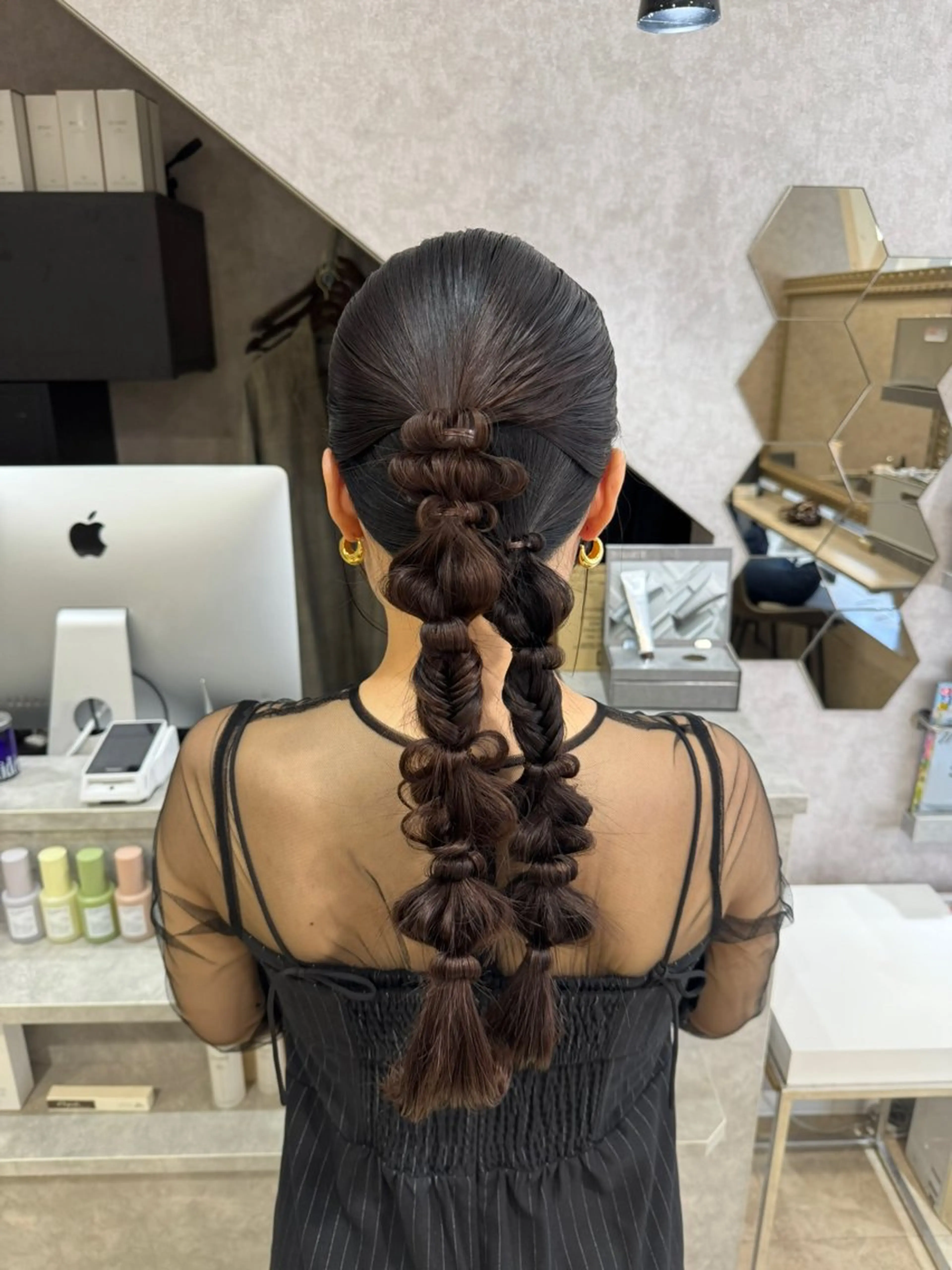 ロング ヘアアレンジ ヘアセット Rio/ヘアセット/ ハイトーンカラーのヘアスタイル