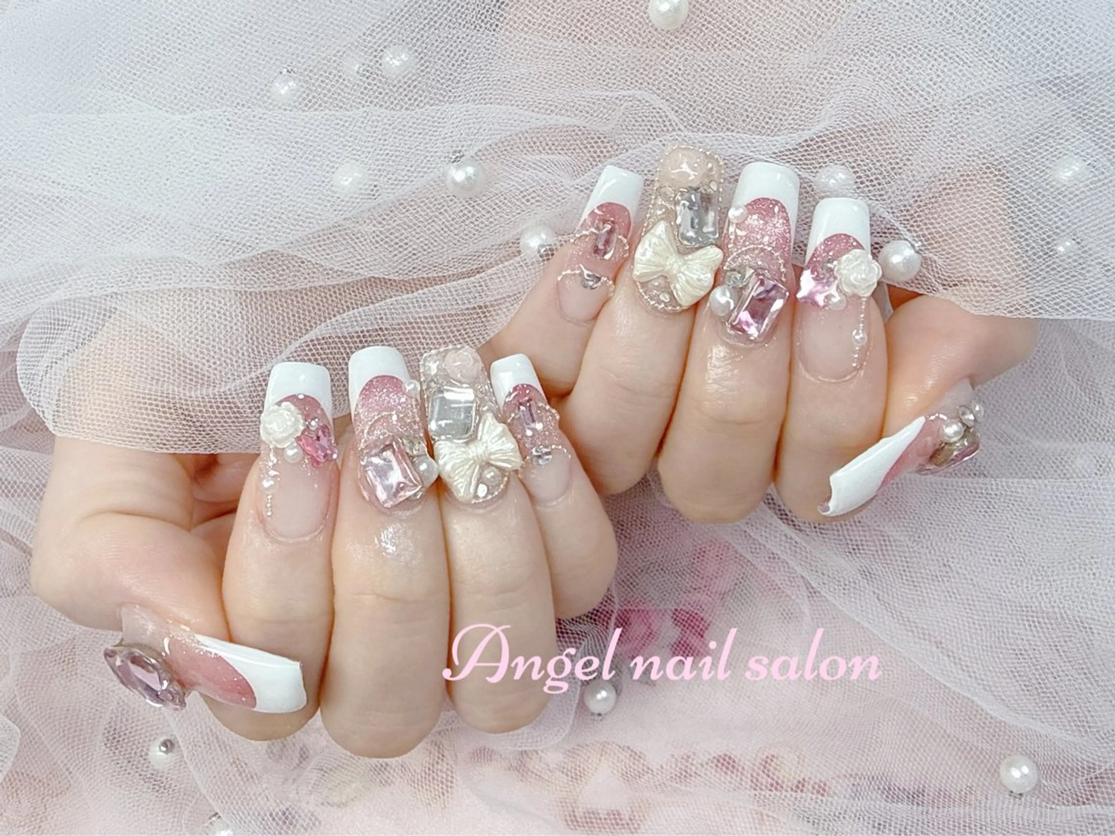 ネイル ロングネイル ハンドネイル ハンドケア Angel nail salonのネイルデザイン