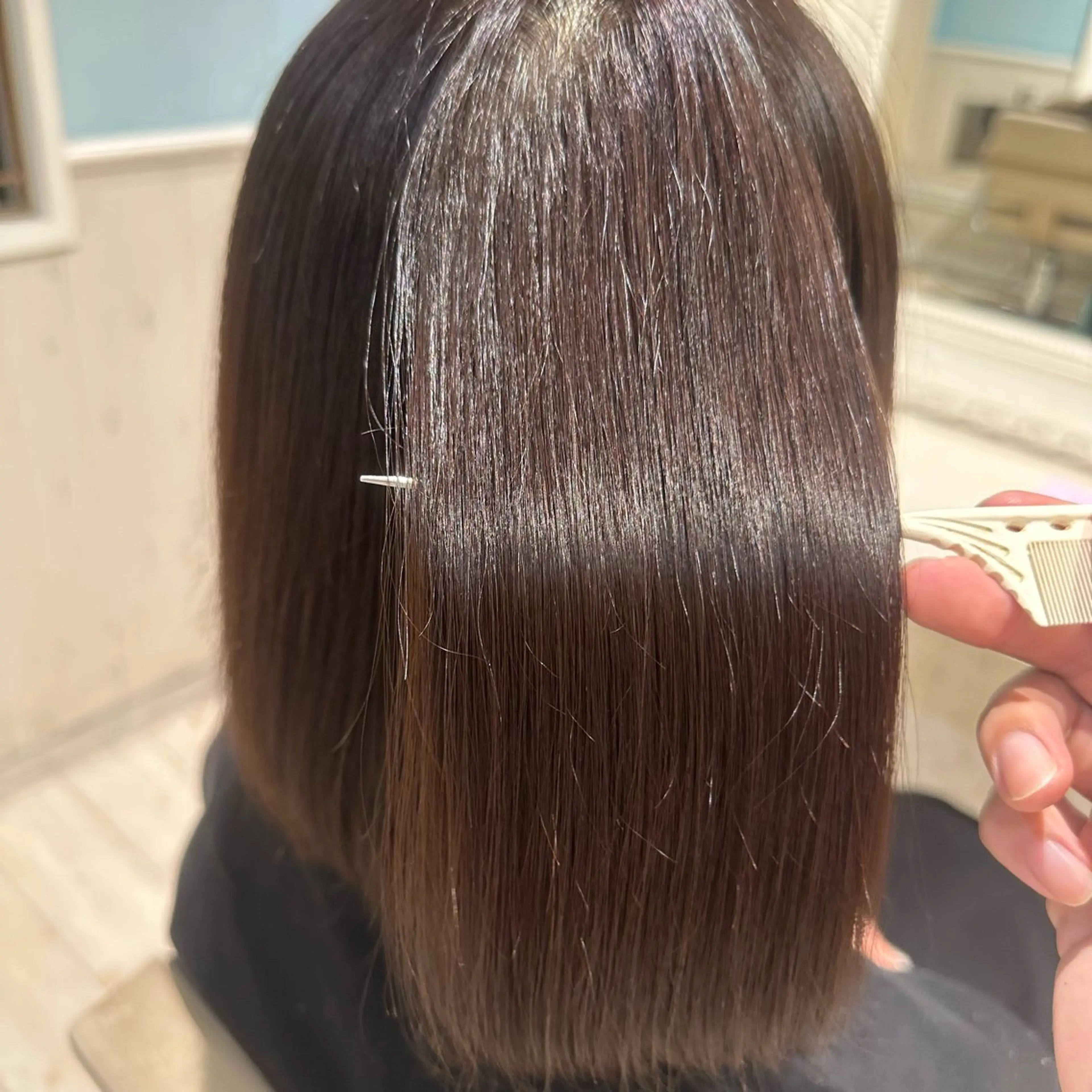 ミディアム カラー Zina/髪質改善/ 縮毛矯正/谷内昇太のヘアスタイル