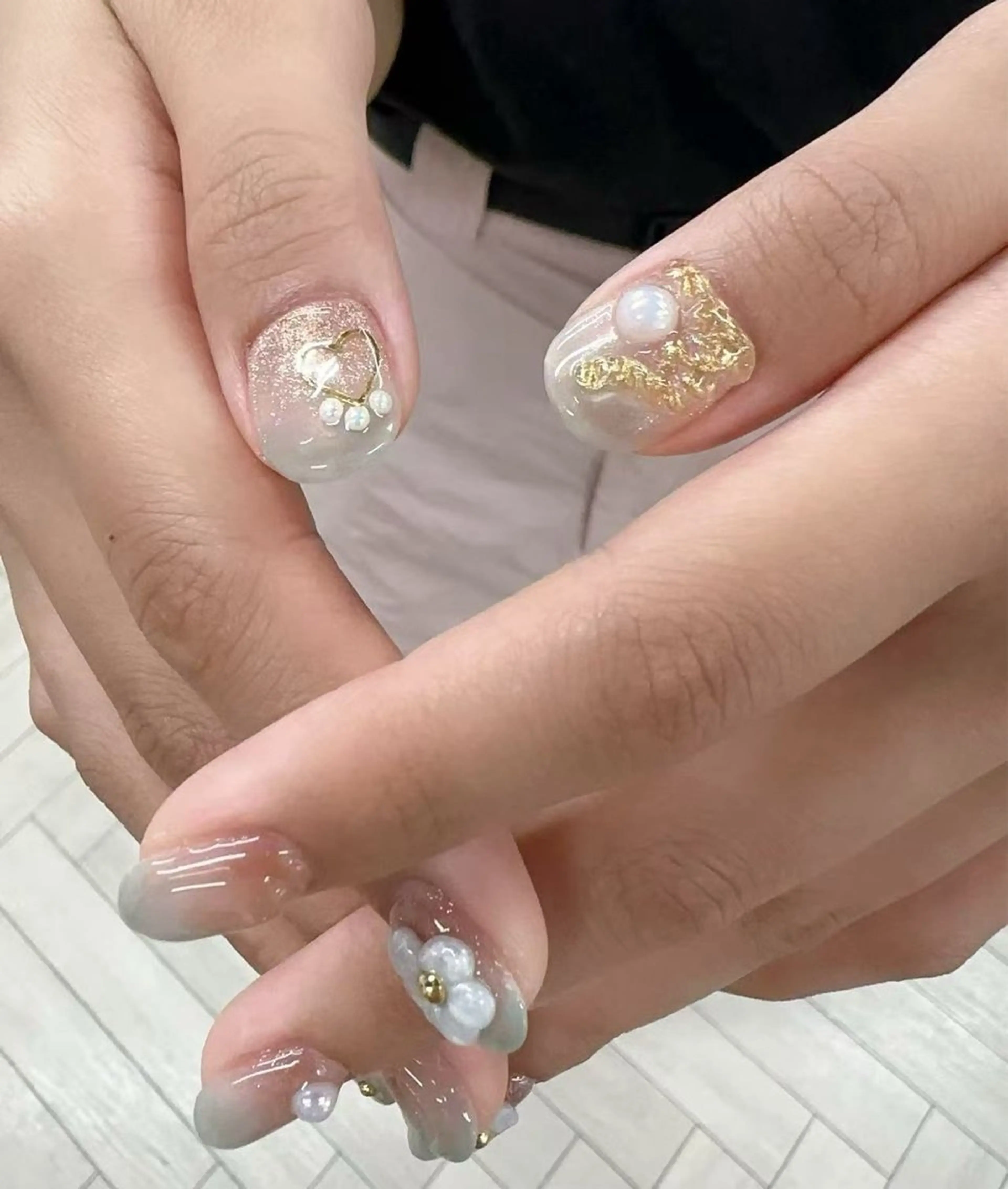 ネイル ハンドネイル ハンドケア Ui_Amor (パラジェル)のネイルデザイン