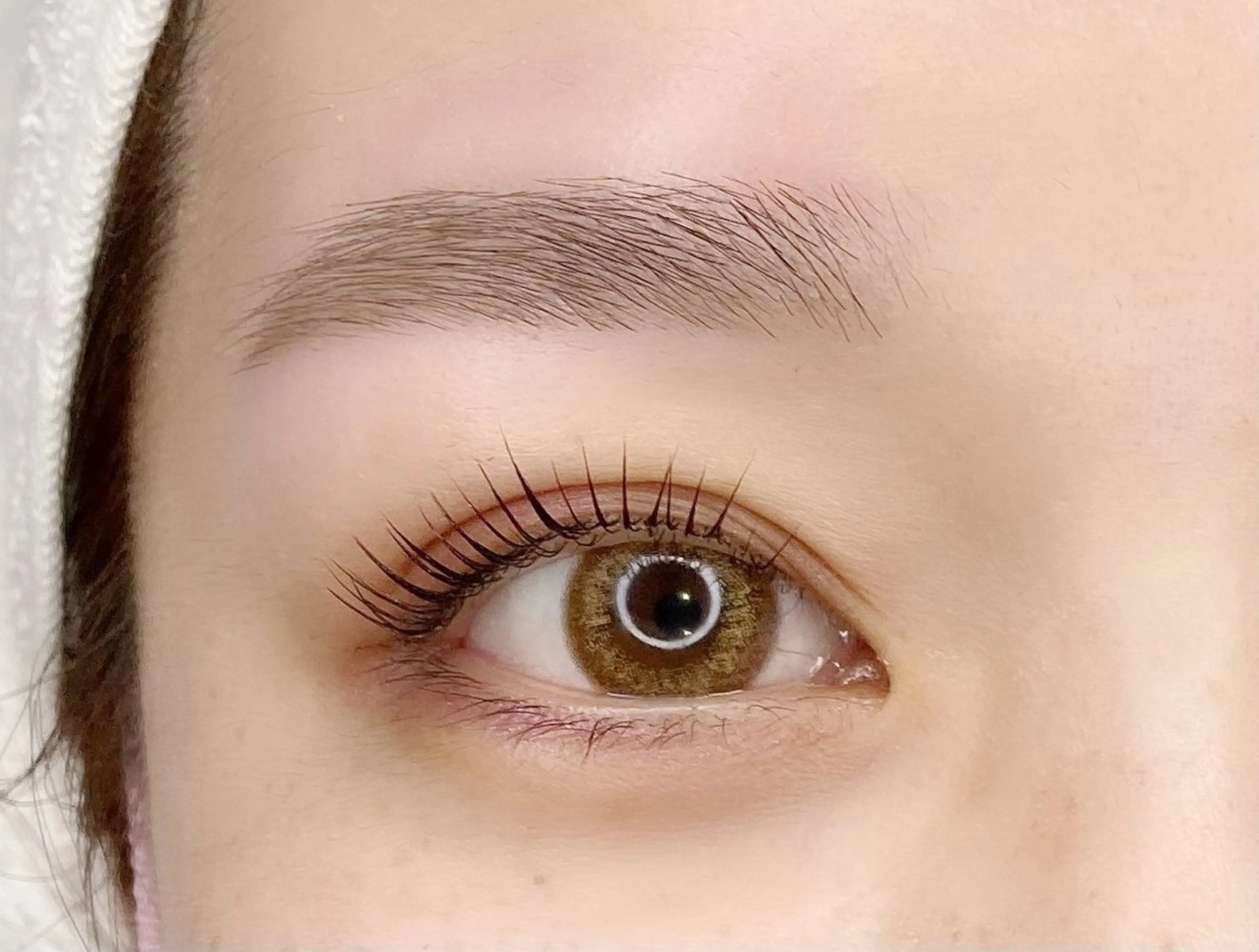 🤍💐まつ毛パーマorパリジェンヌ(束感コーティング付き)×アイブロウWAX💐🤍の写真