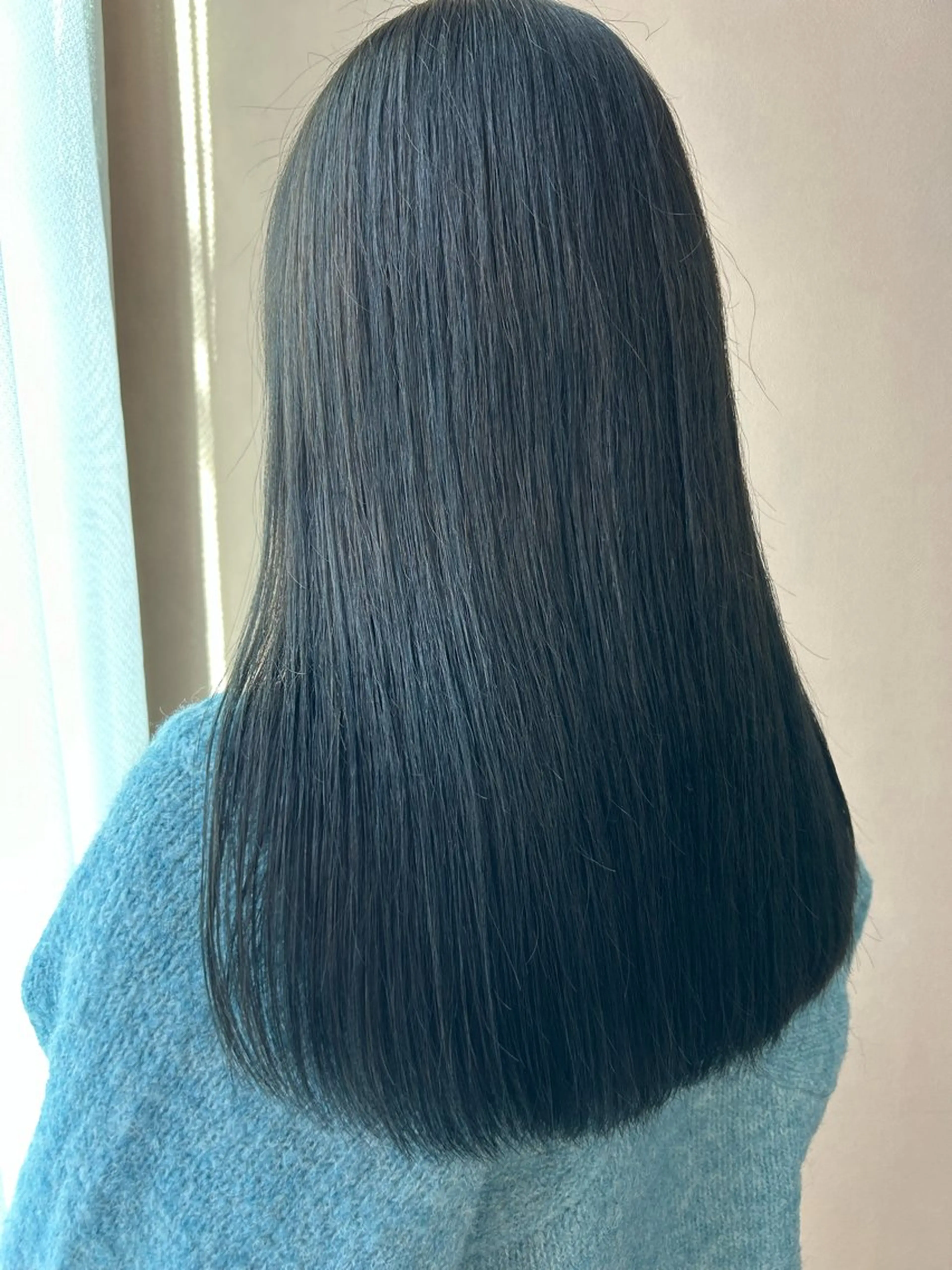 ロング カラー アッシュ アッシュグレー ブリーチ 透明感カラー ブリーチなしカラー hub hair レイヤー/透明感のヘアスタイル