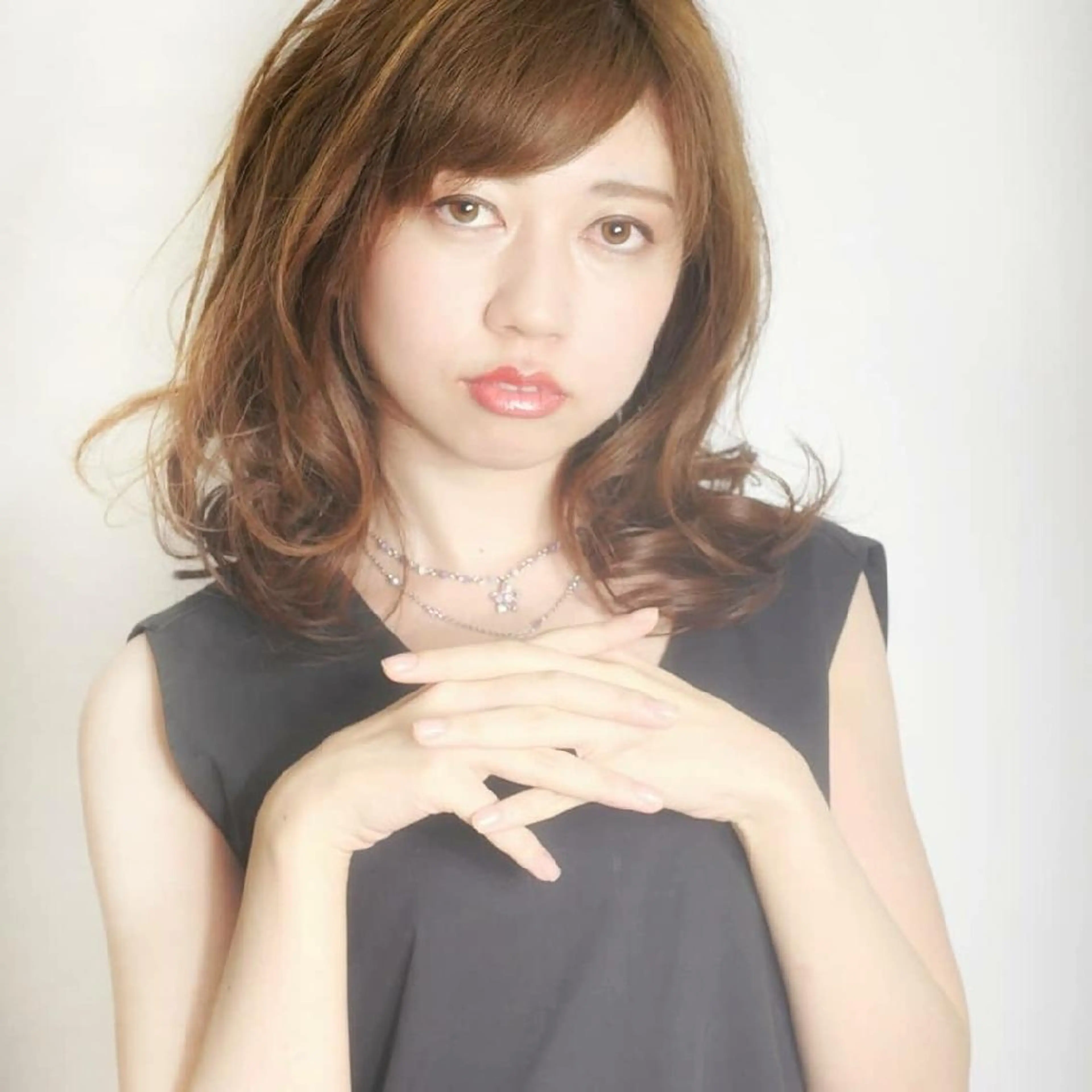 ミディアム 大人の艶髪✂️ 矢崎美紀のヘアスタイル