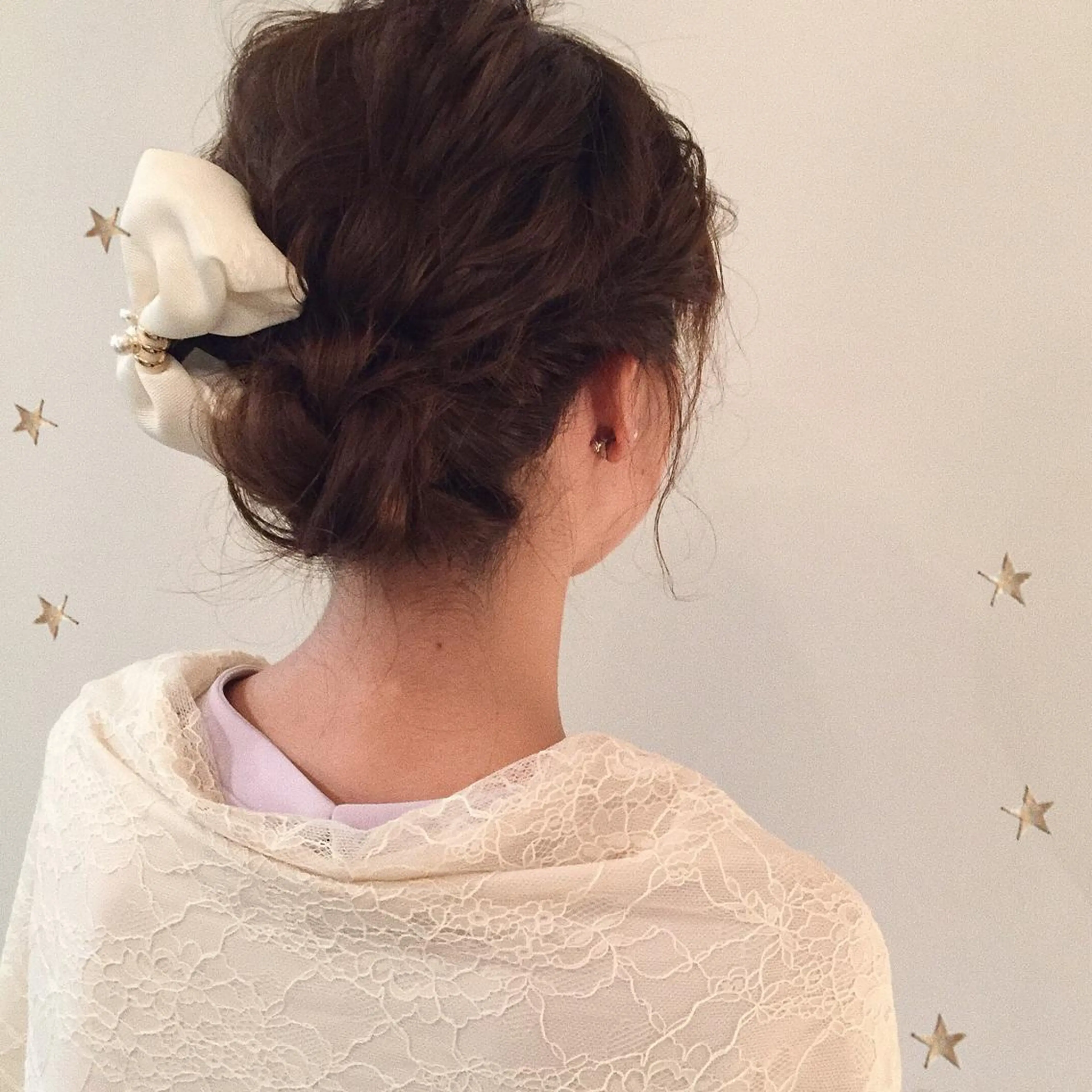 ミディアム ヘアアレンジ 市川 千夏のヘアスタイル