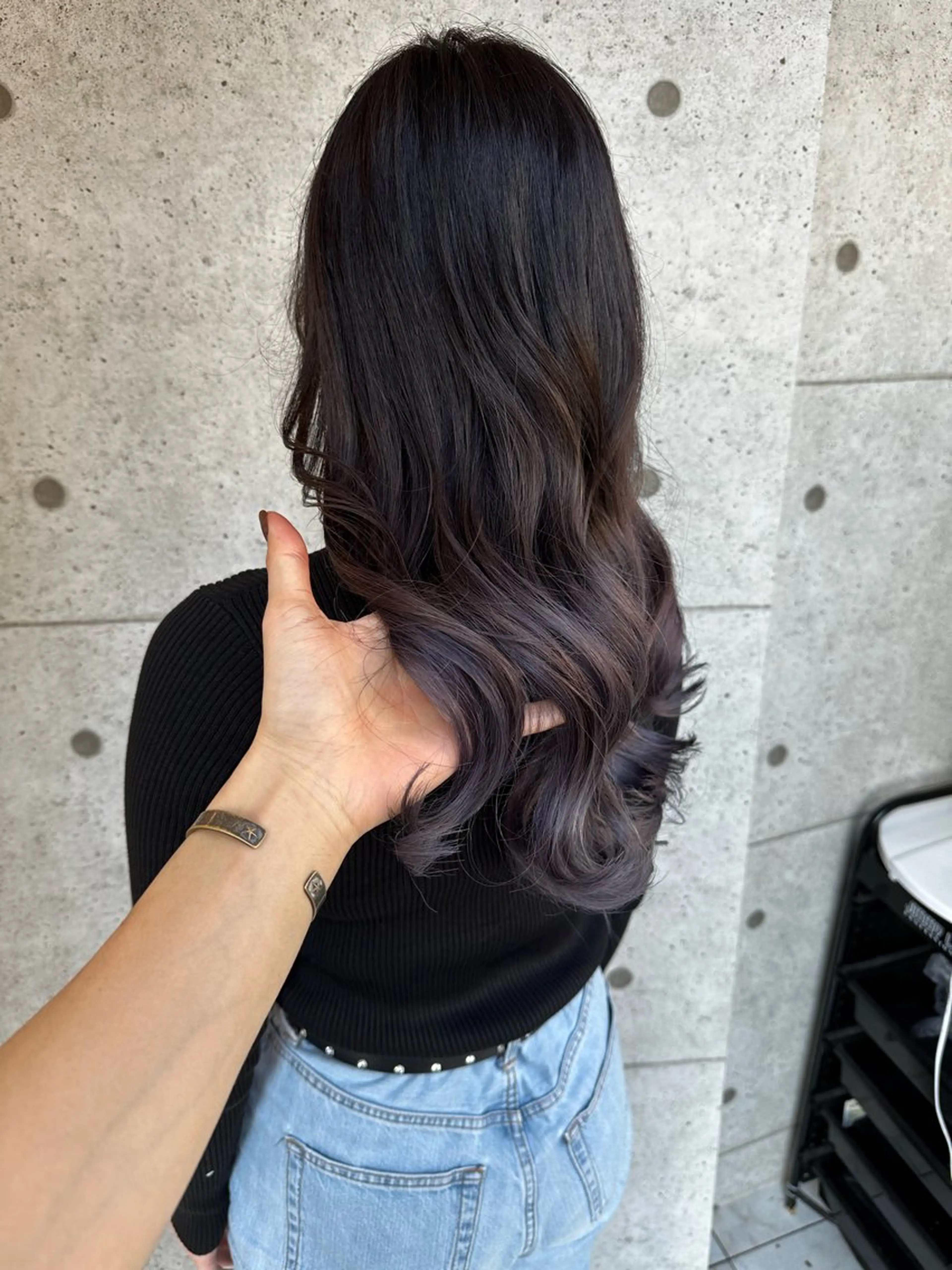 セミロング ハイライト 髪質改善 韓国風ヘア 小顔カット カット ヘアカラー トリートメント ⭐️透け感カラー /齊藤容史⭐️のヘアスタイル