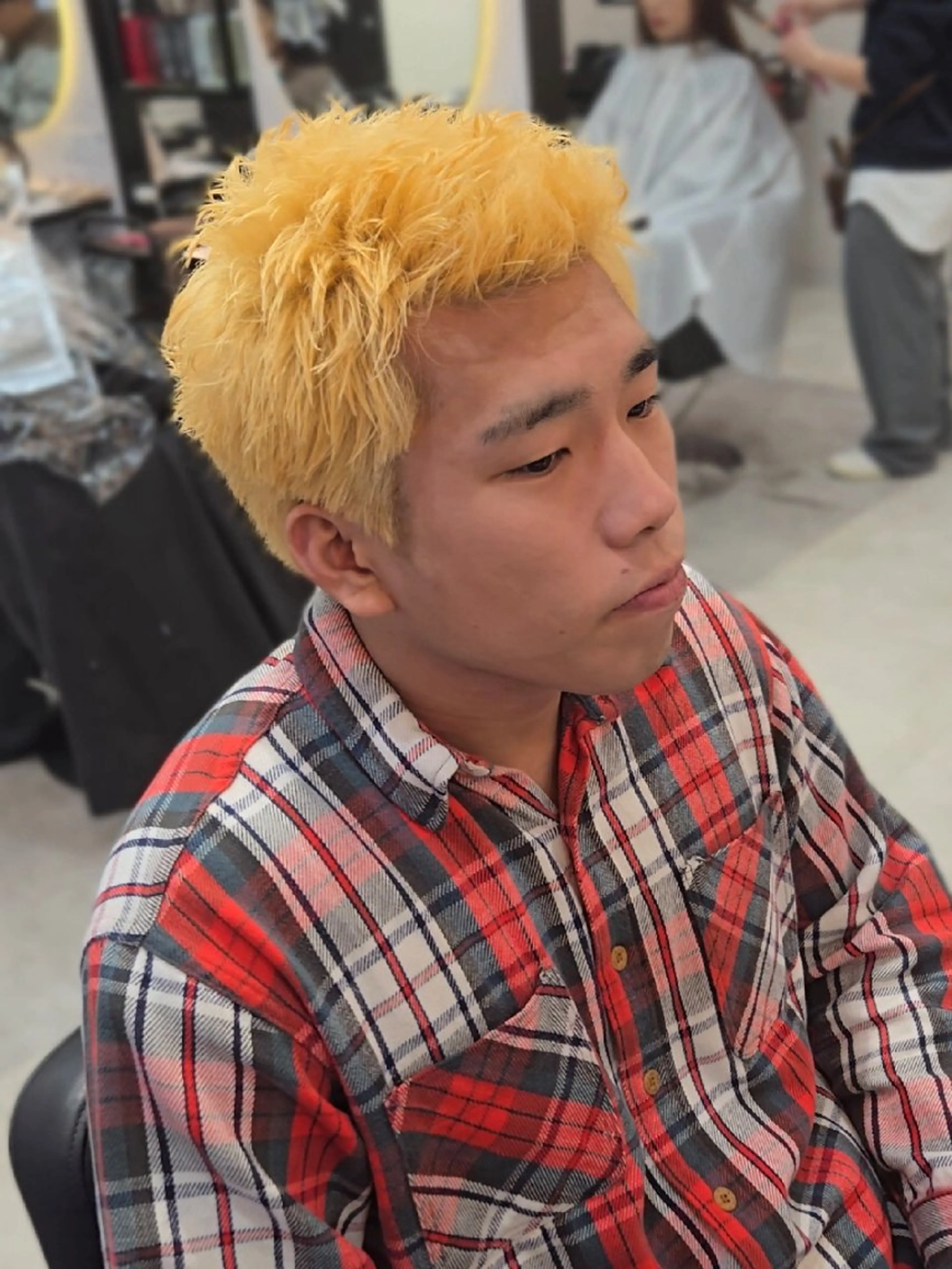 メンズ ショート スパイキーショート ショートヘア カット ヘアカラー ヘアセット LEN名古屋/パーマ 海外ヘア/メンズ特化のヘアスタイル