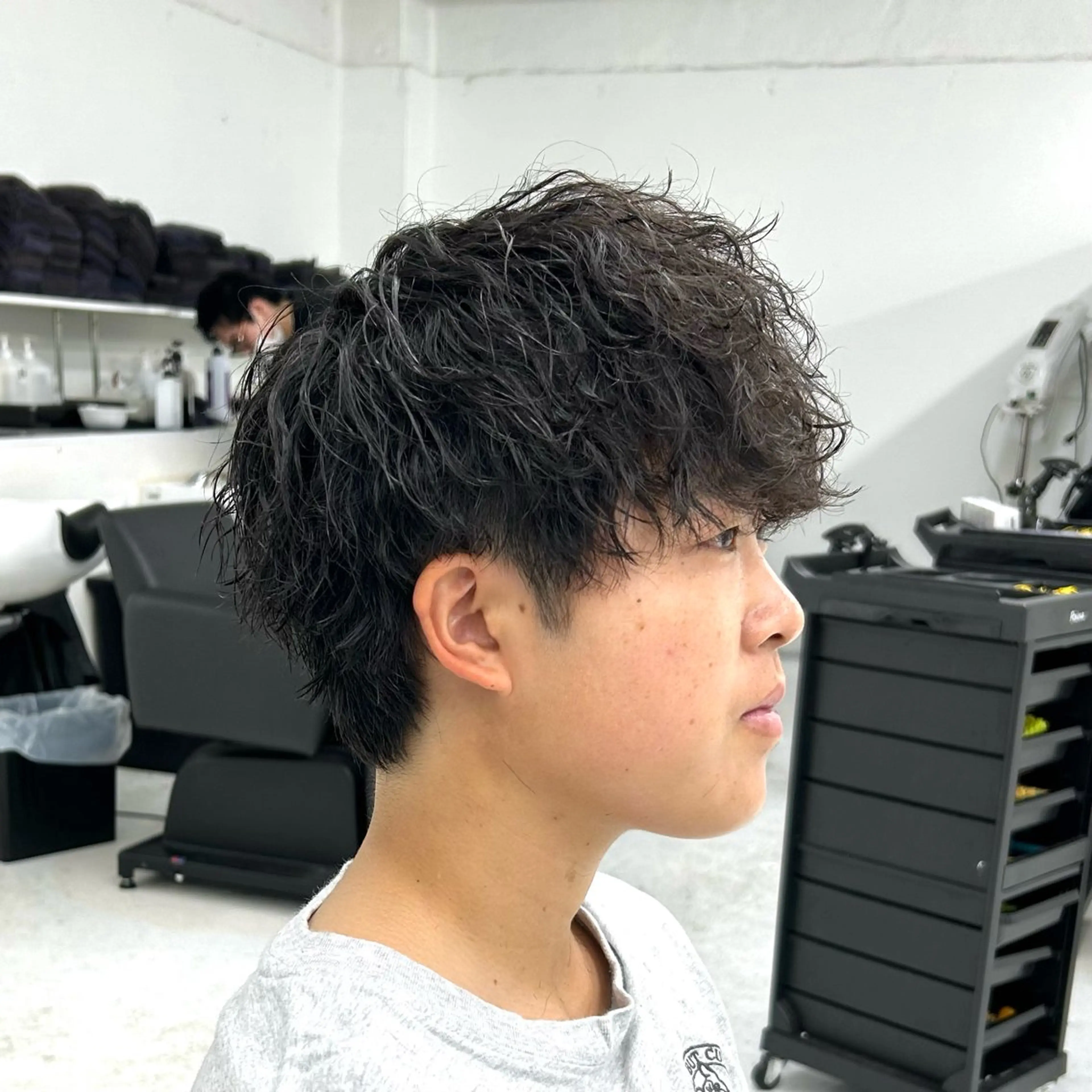 ショート パーマ メンズ メンズパーマ ツイストスパイラルパーマ スパイラルパーマ カット パーマ 【メンズパーマ特化】 🍏網中勇喜のヘアスタイル