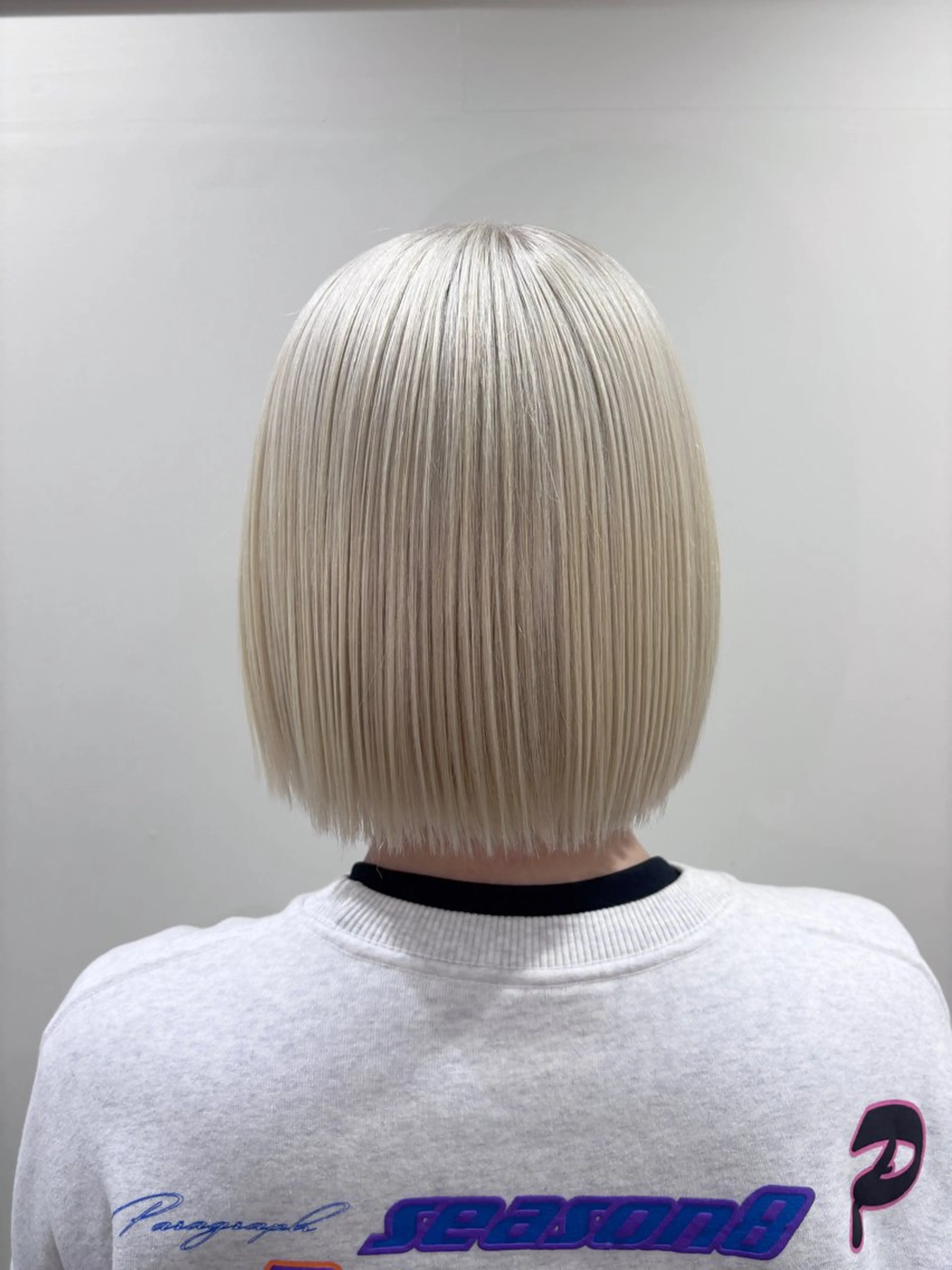 ミディアム カラー ヘアカラー トリートメント ヘッドスパ 🦋ハイトーン/ ブリーチ🥀森山陽向のヘアスタイル