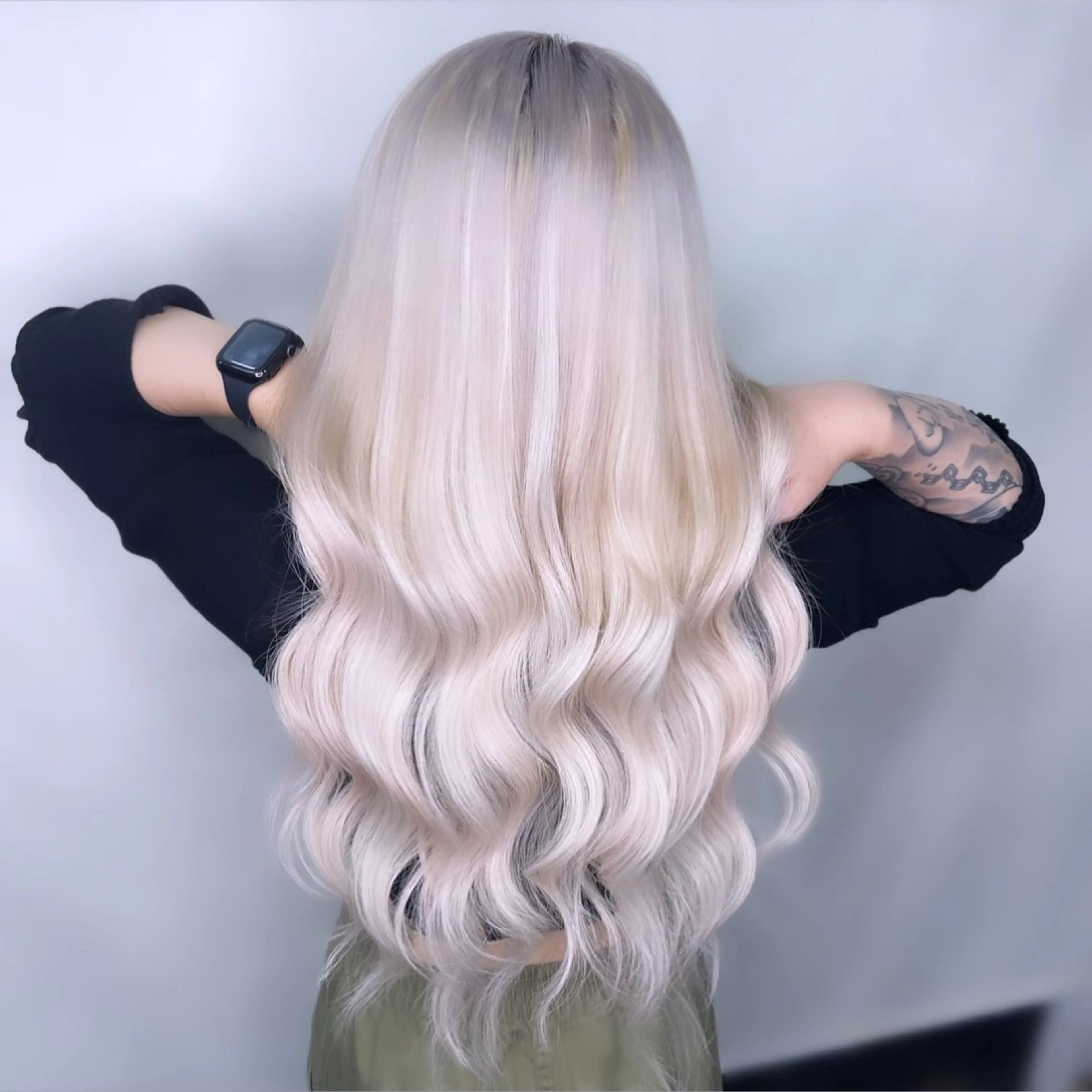 ロング ボブ エクステ tace新宿 めいのヘアスタイル