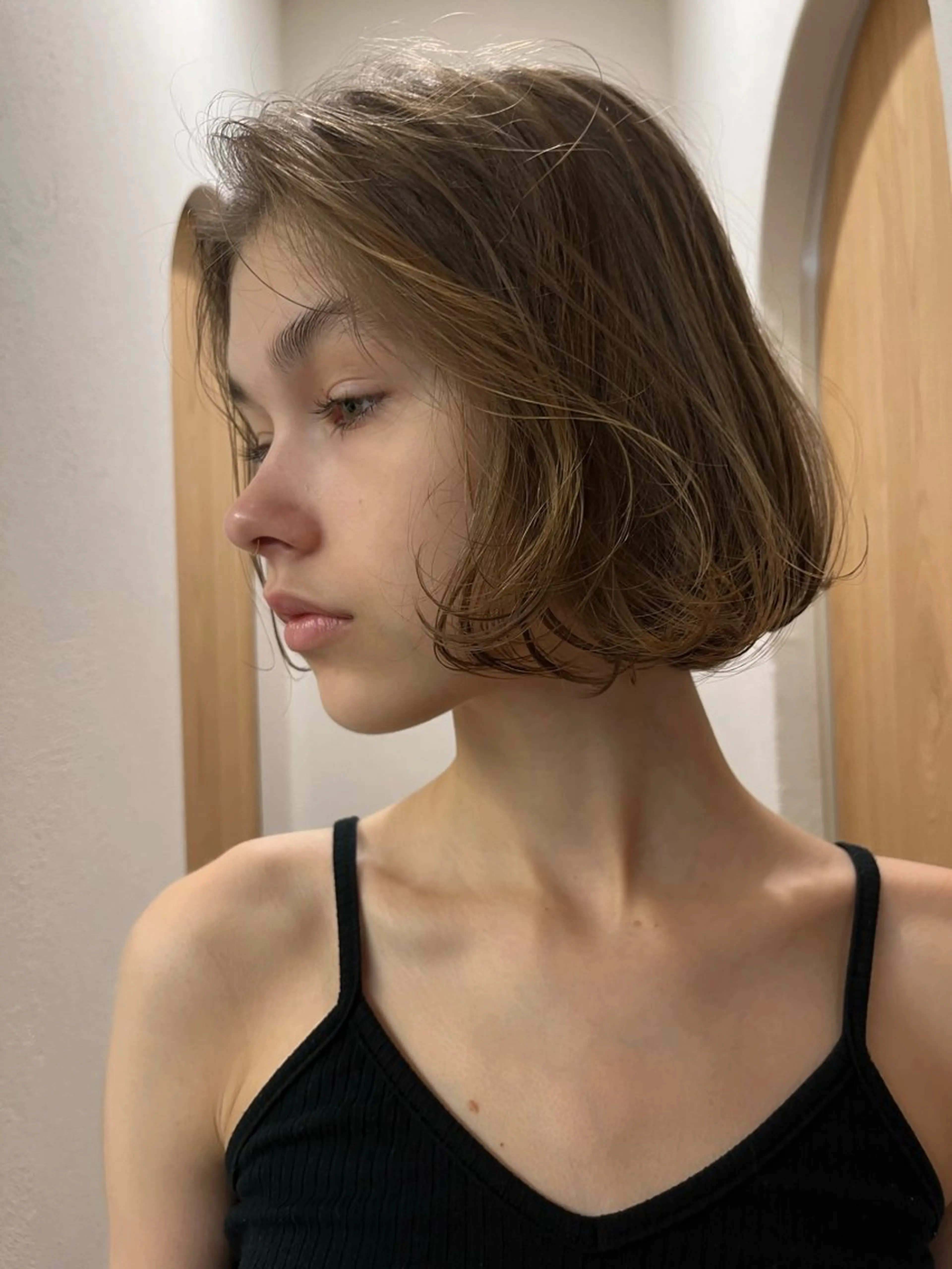 ミディアム カット パーマ お悩み解決パーマ hana🩰のヘアスタイル