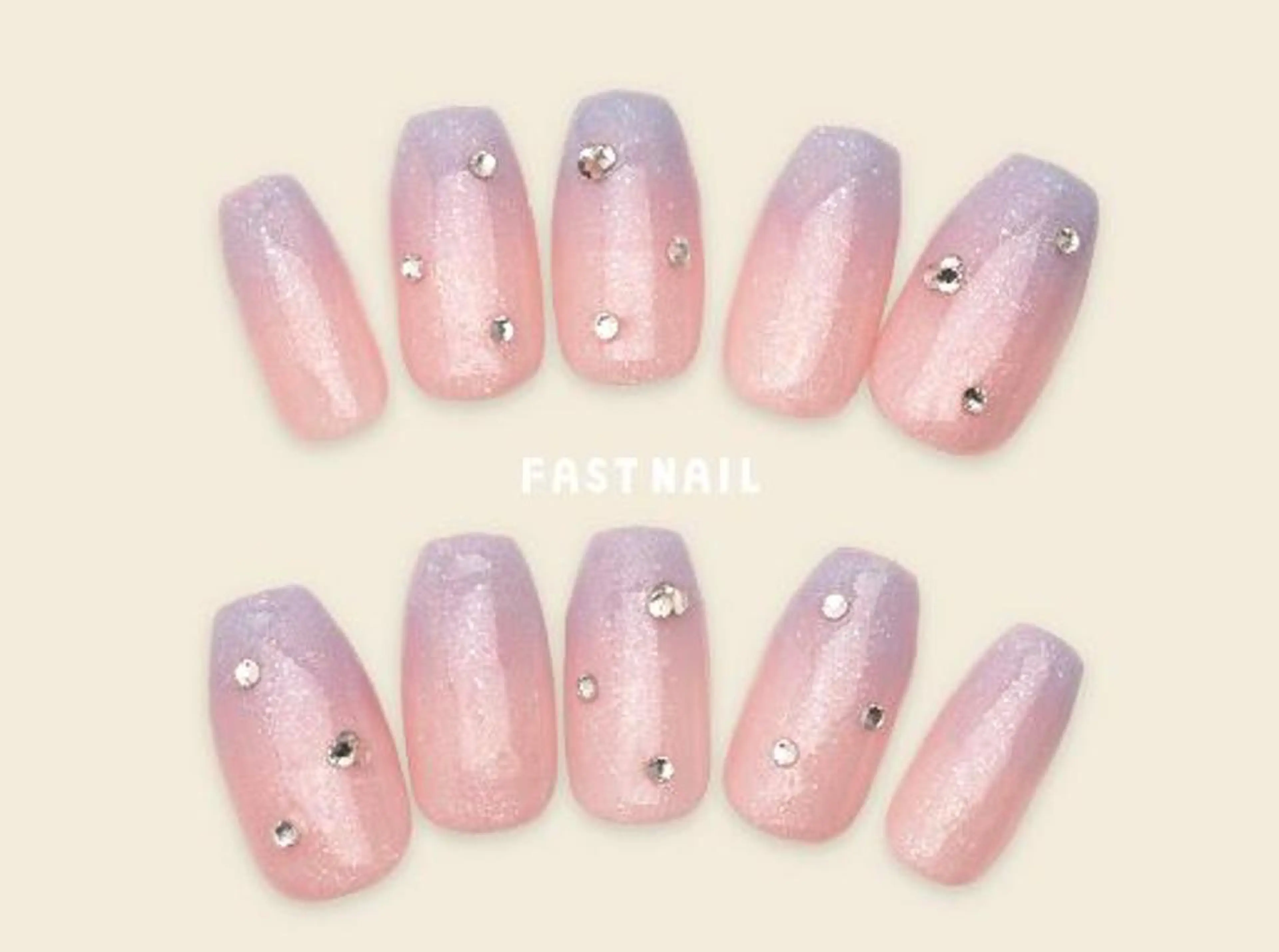 ネイル 春ネイル ワンホンネイル FASTNAIL 立川店のネイルデザイン