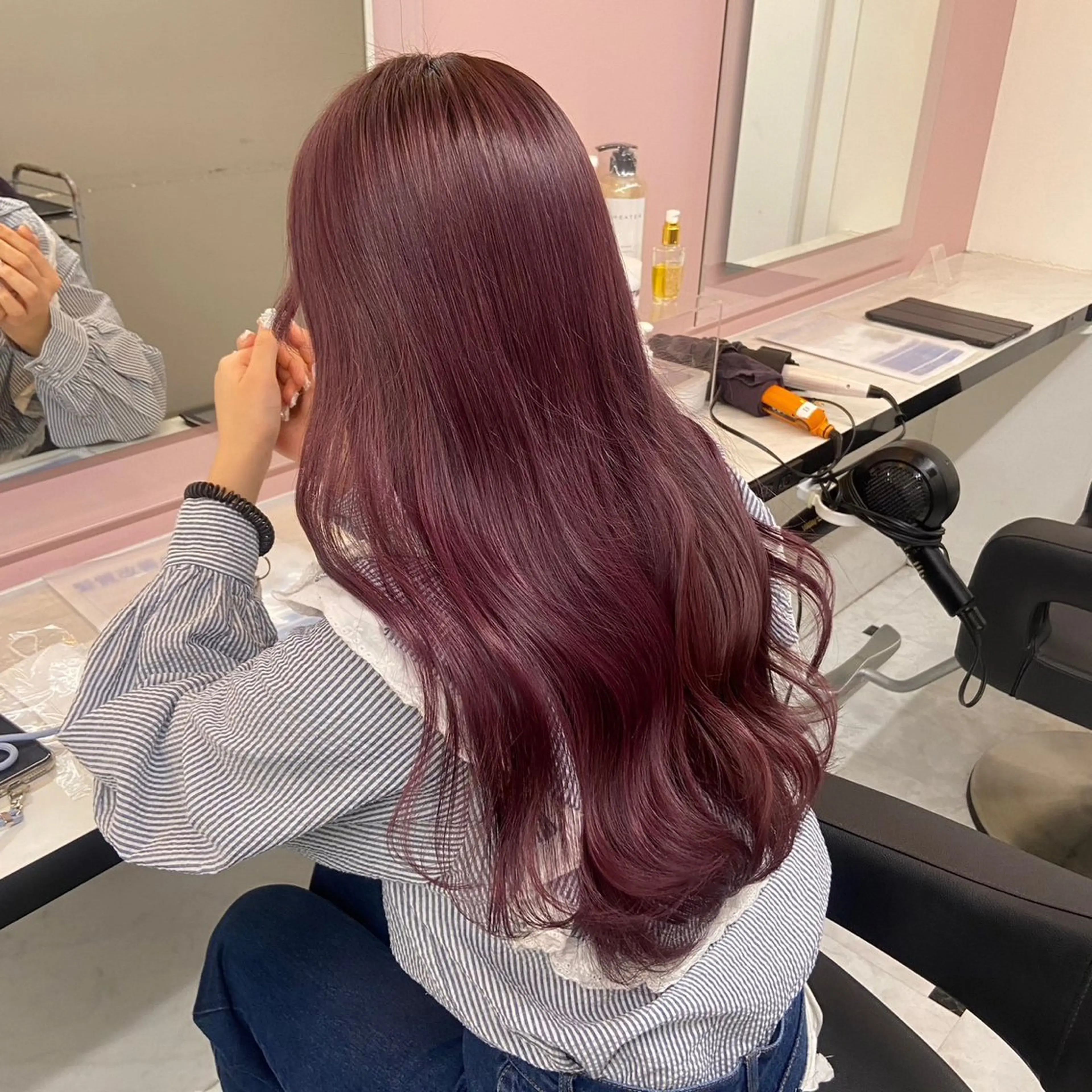 ロング カラー ブリーチ ダブルカラー 似合わせstyle ❤︎misaki❤︎のヘアスタイル