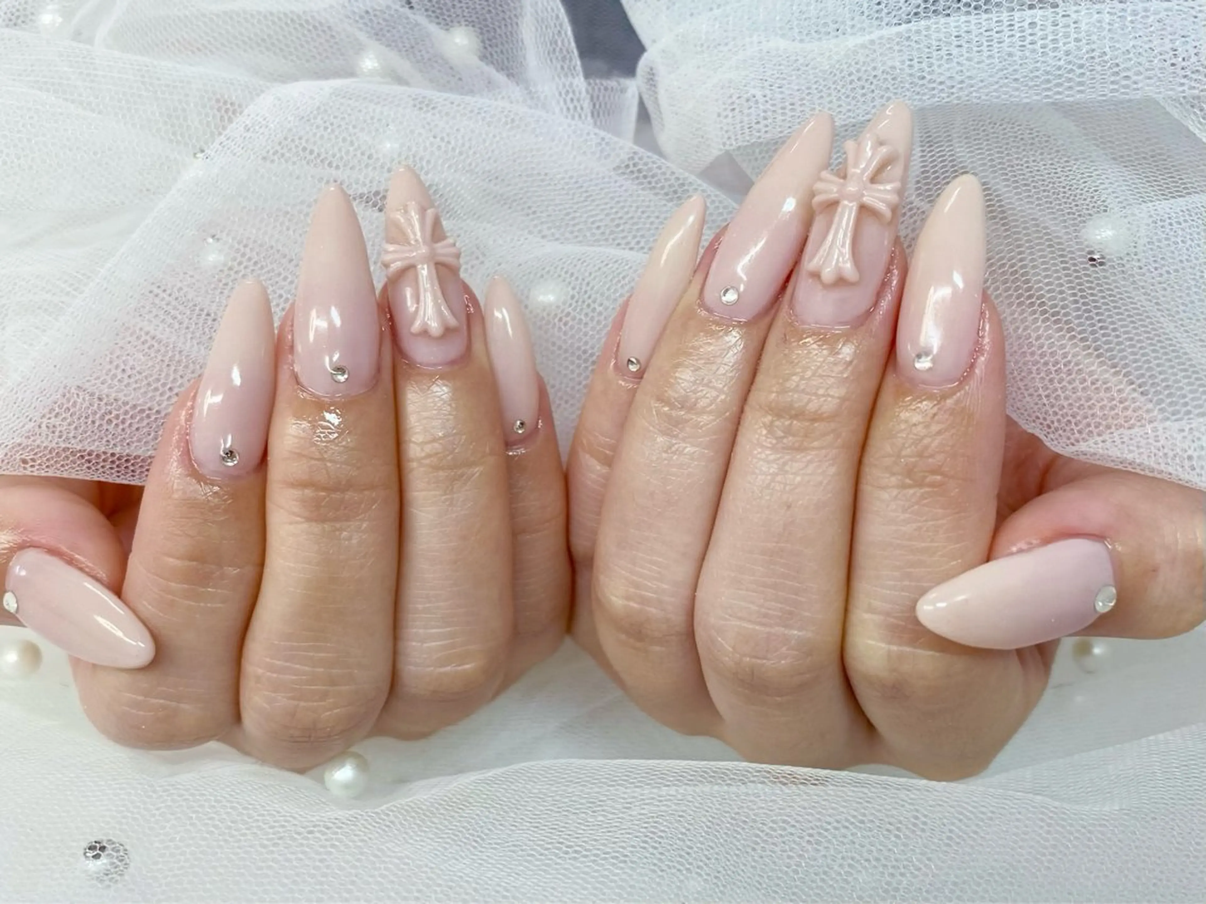 ネイル ピンク ハンドネイル ハンドケア Epokku ネイルサロンのネイルデザイン