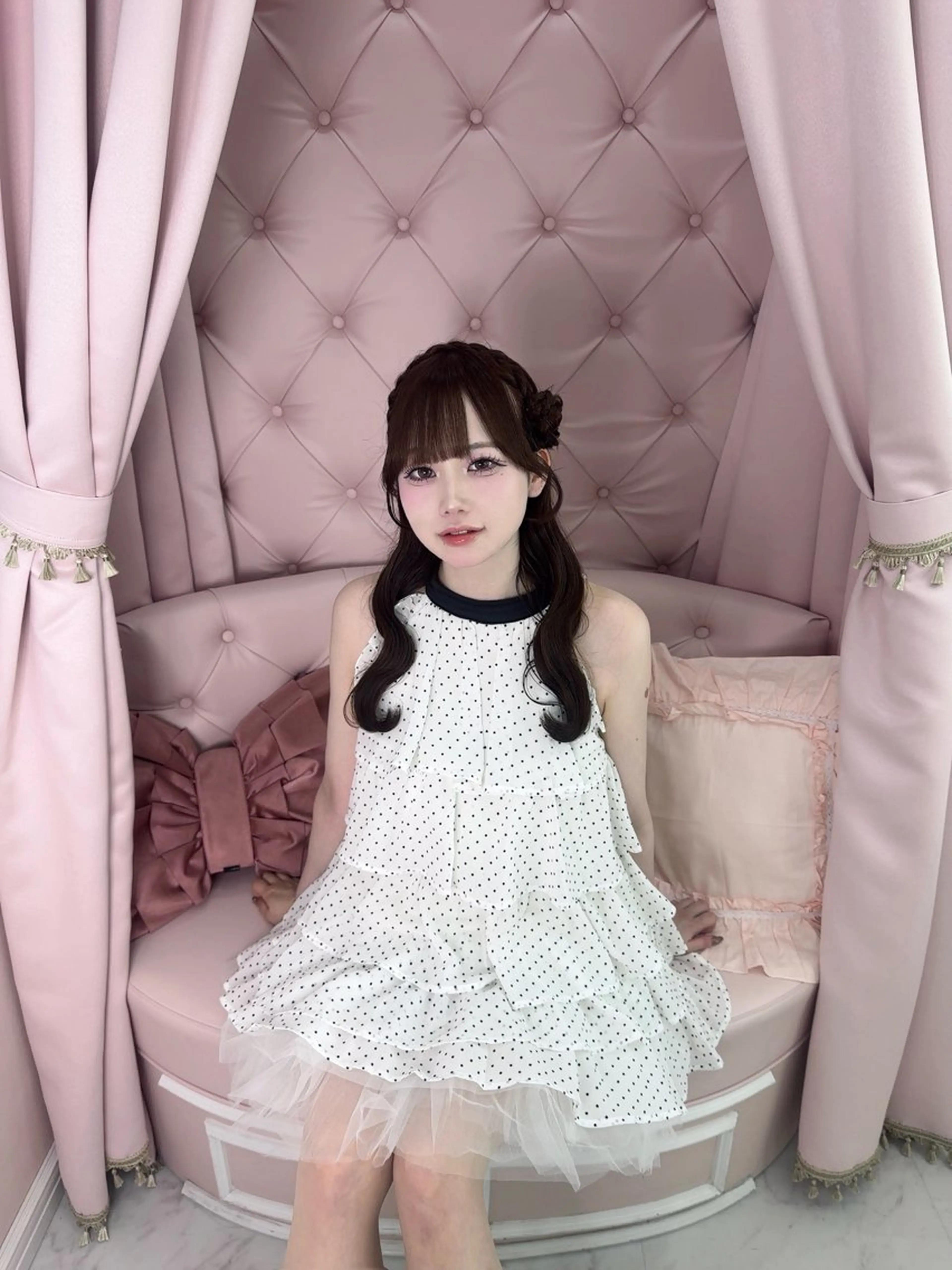 ロング ヘアアレンジ ヘアセット 🎀ちゃんりお🎀 /ブリーチなしカラーのヘアスタイル