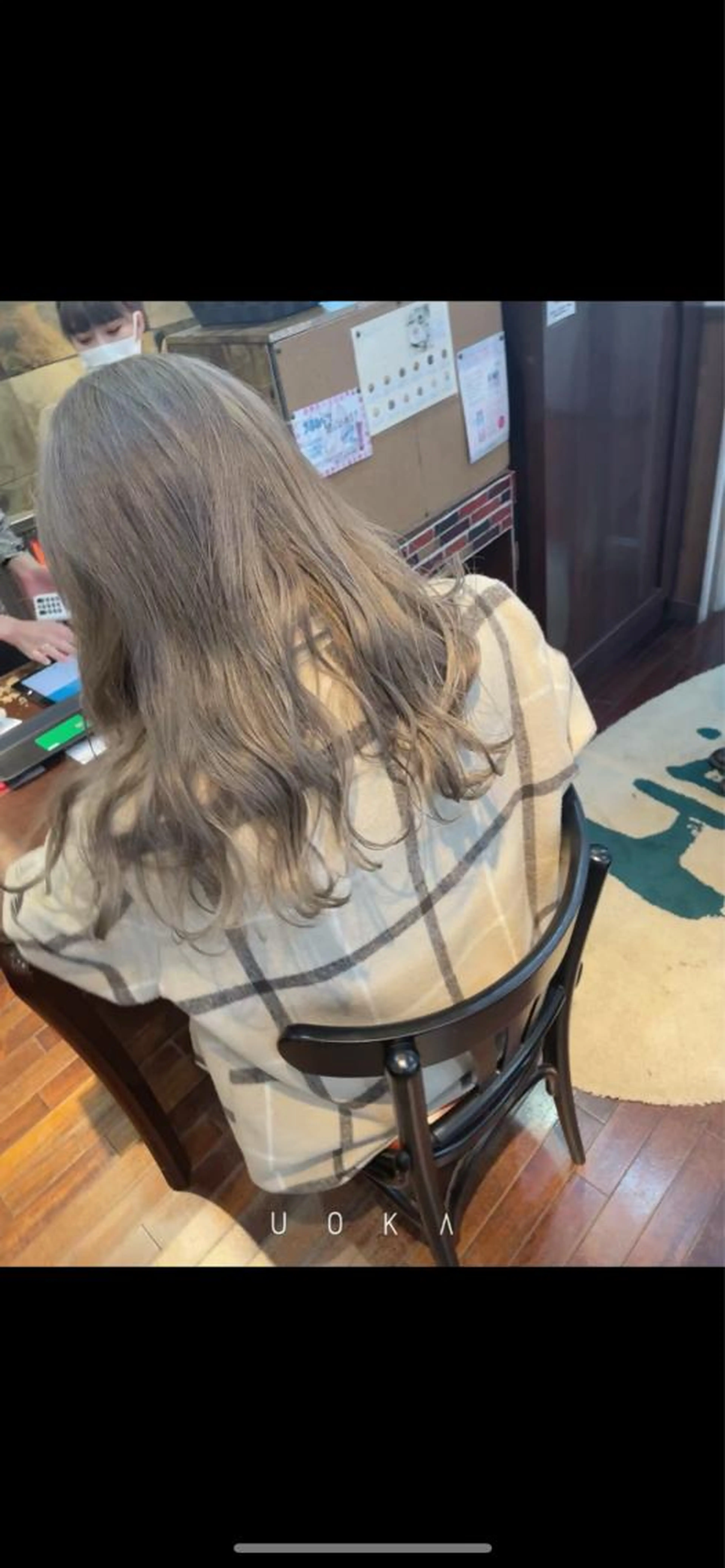 ブリーチonカラー＋トリートメントの写真