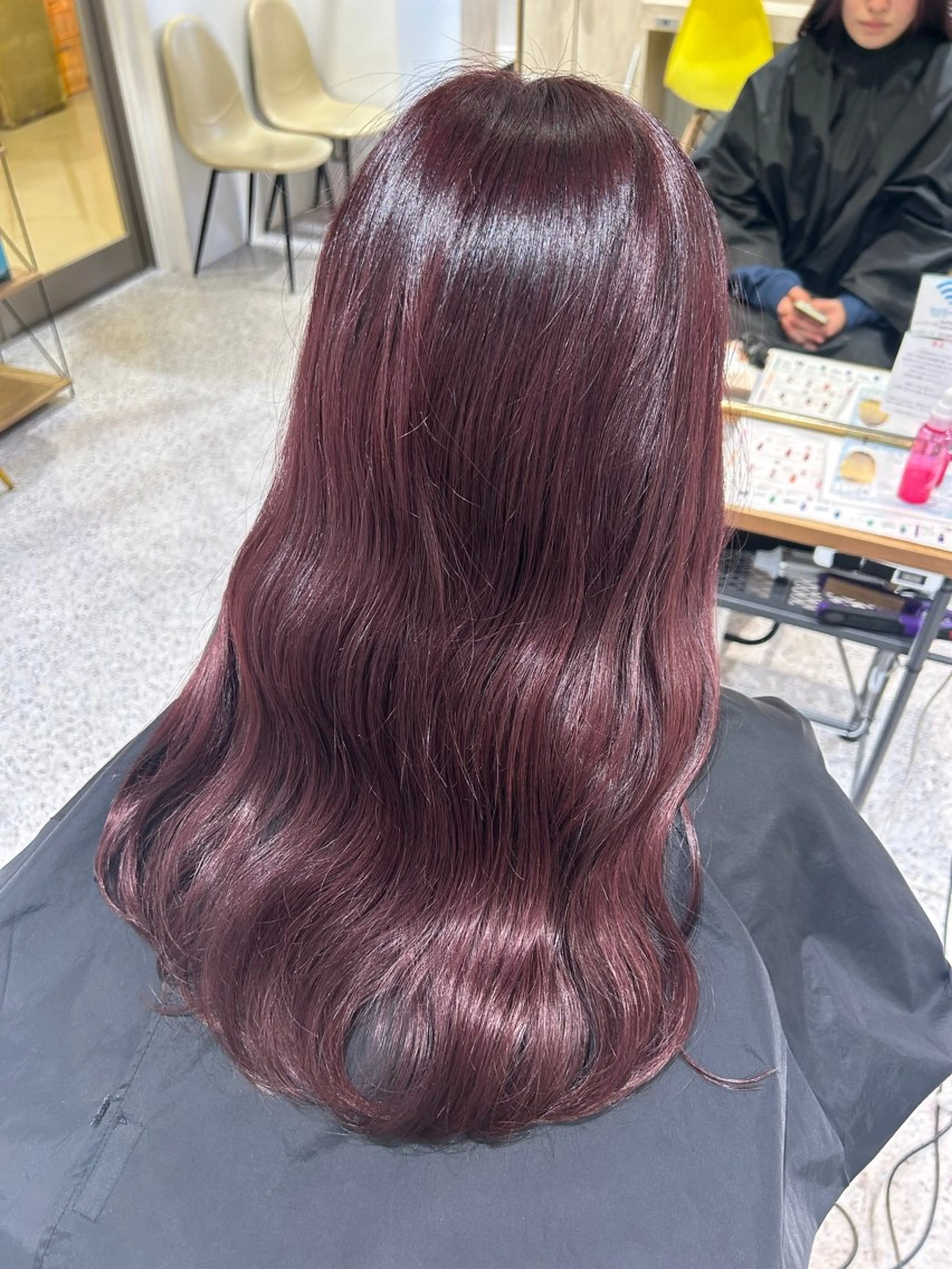 ロング ピンクラベンダー ヘアカラー hair&eye🎀 /momoKaのヘアスタイル