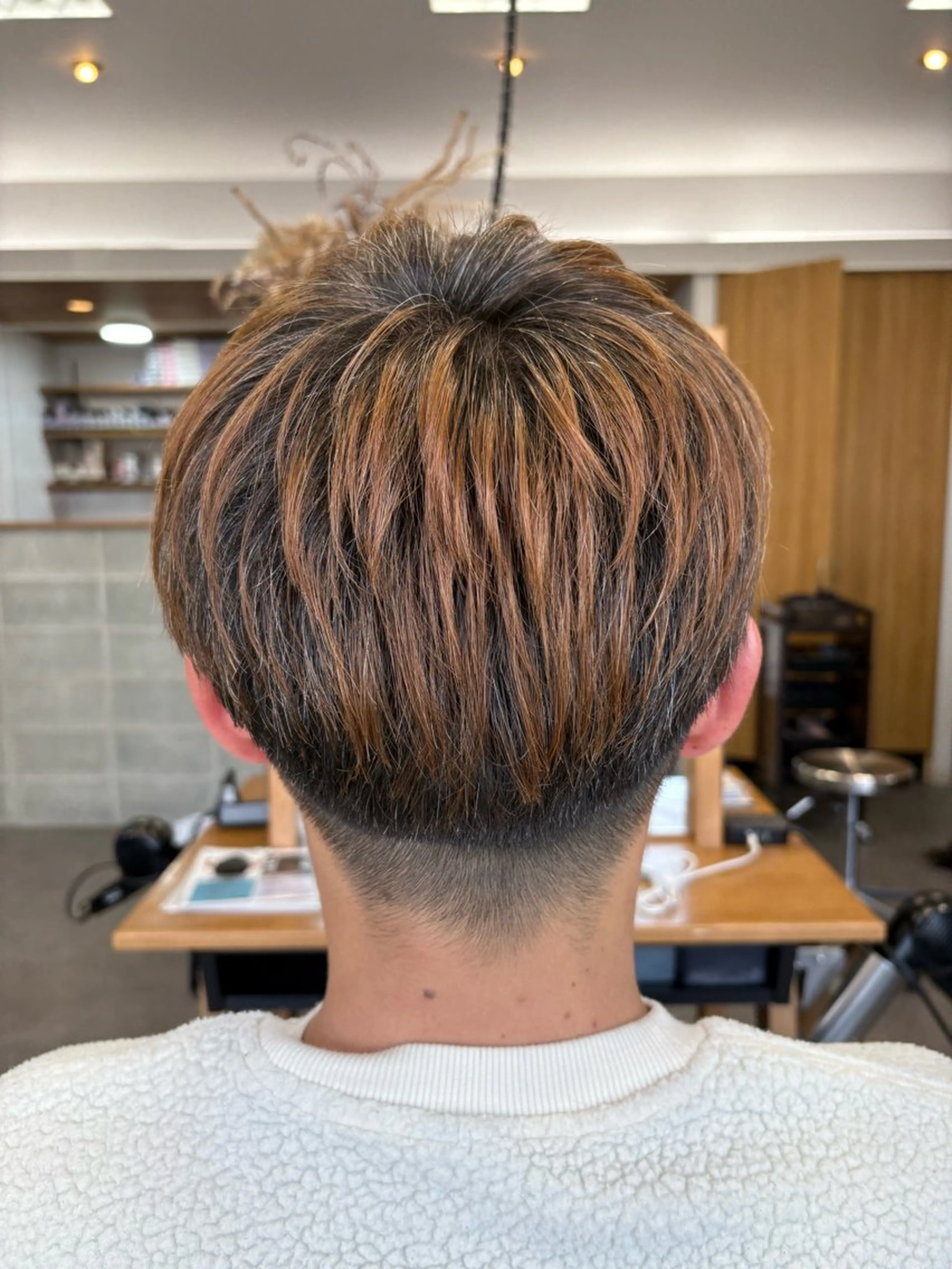 メンズ アラワラブルー ふくやのヘアスタイル