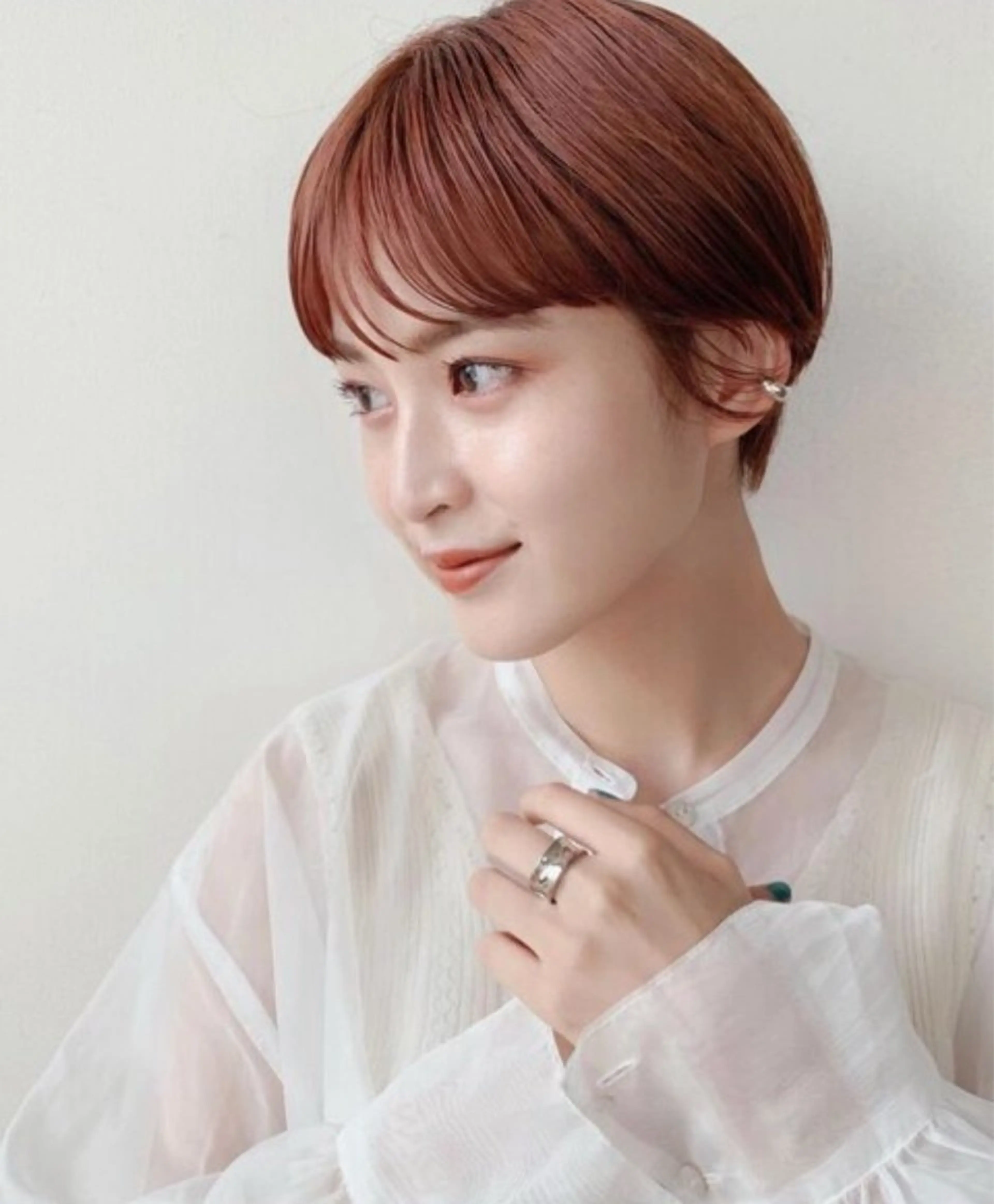 ショート ショートヘア 似合わせカット‪// 鶴我万唯華のヘアスタイル