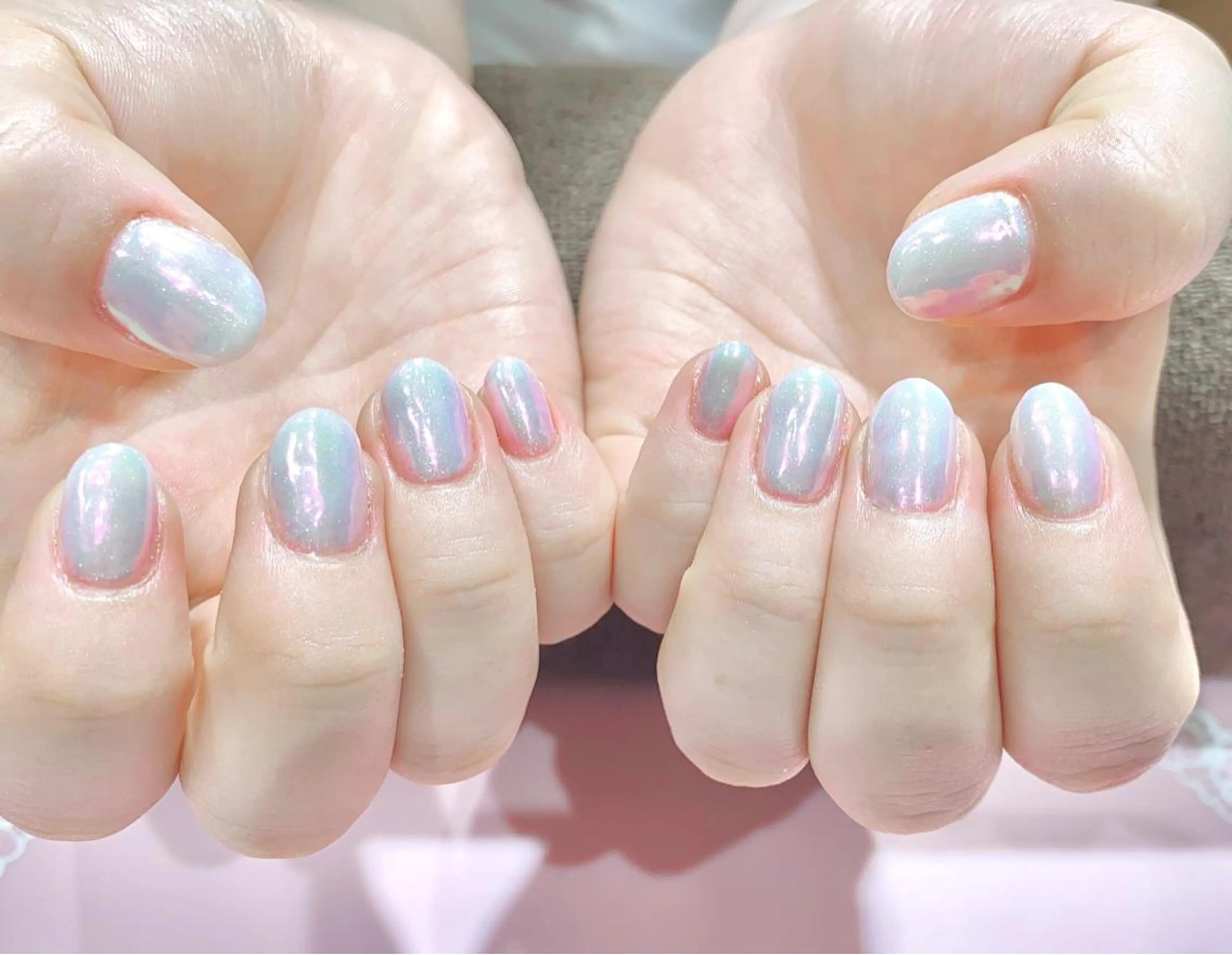 ネイル オーロラネイル VIST☆ ｍａｍｉのネイルデザイン