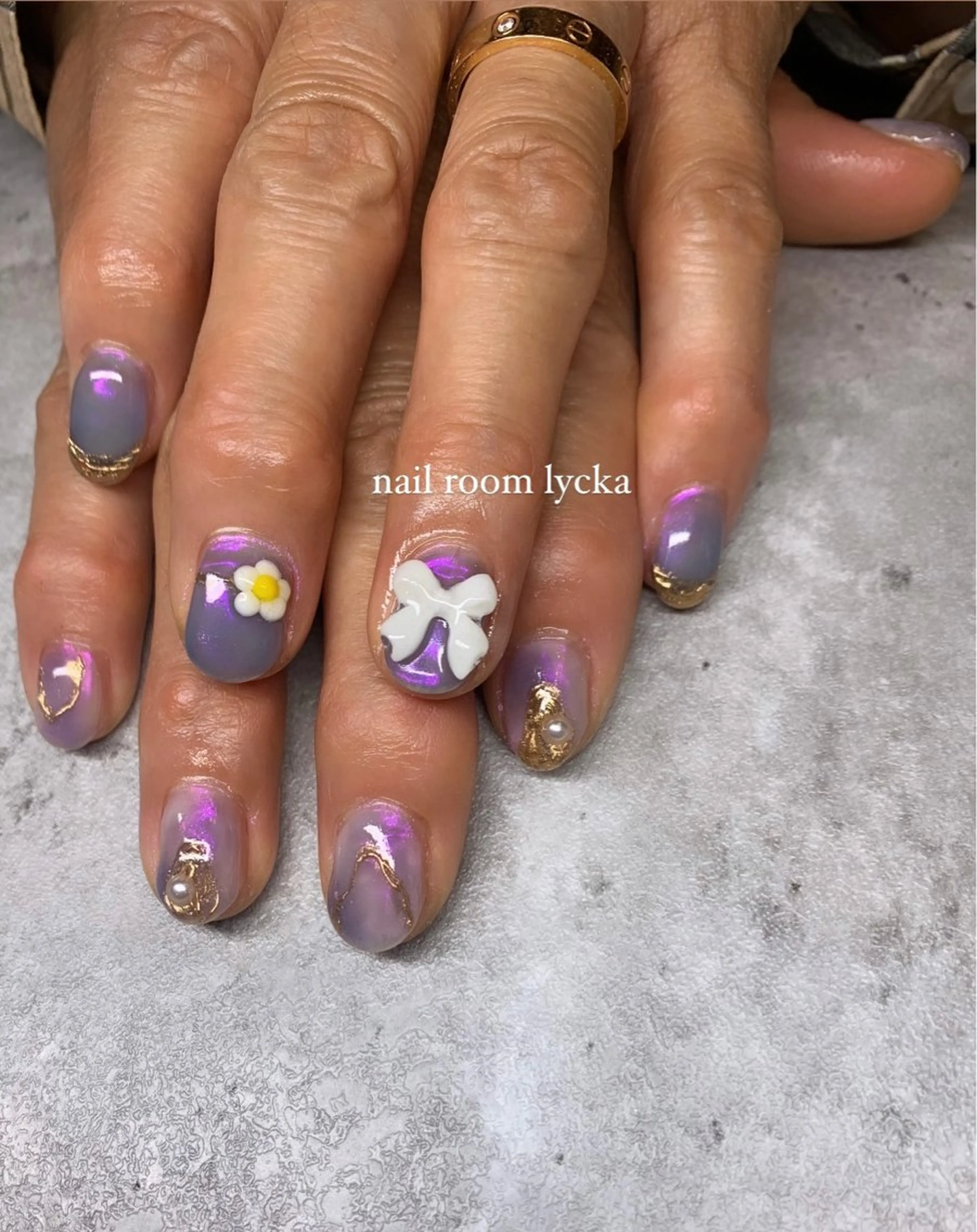 ネイル ﾈｲﾙﾙｰﾑﾘｯｶ 𝐦𝐚𝐲𝐮のネイルデザイン