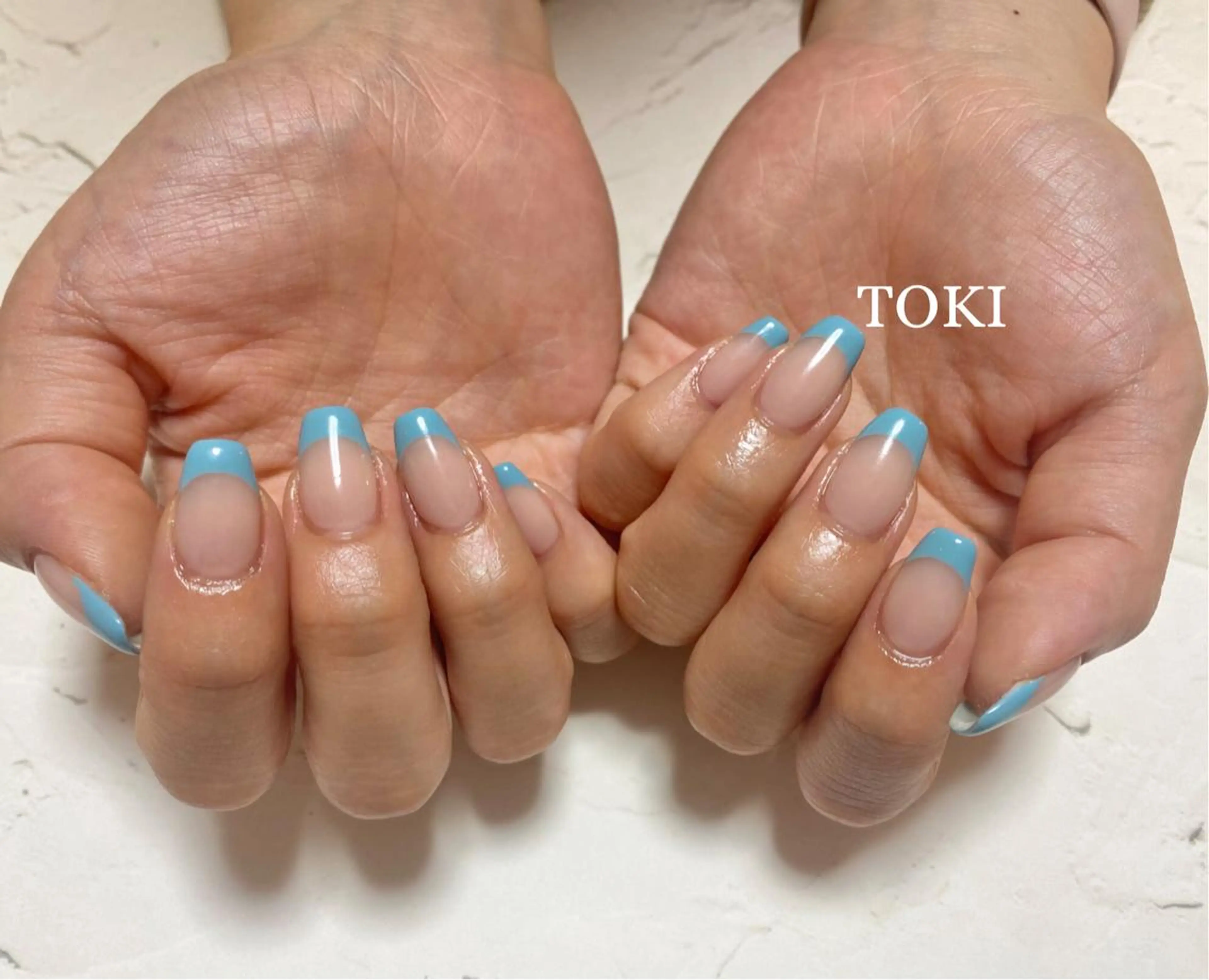 ネイル フレンチネイル フットネイル nailsalon TOKIのネイルデザイン