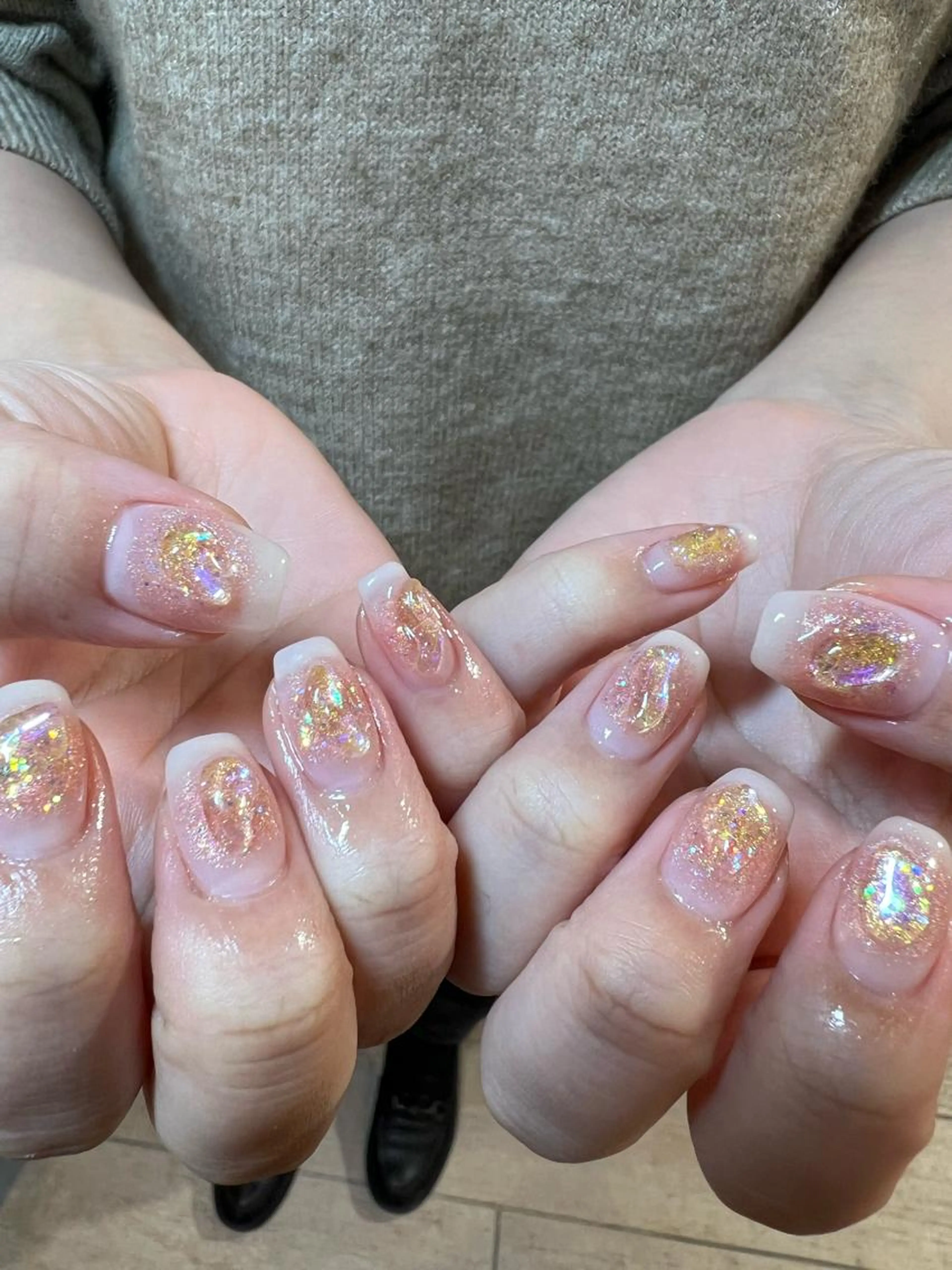 (オフ込み)paragel🎀120minお持ち込みデザイン(土日祝+500円)の写真