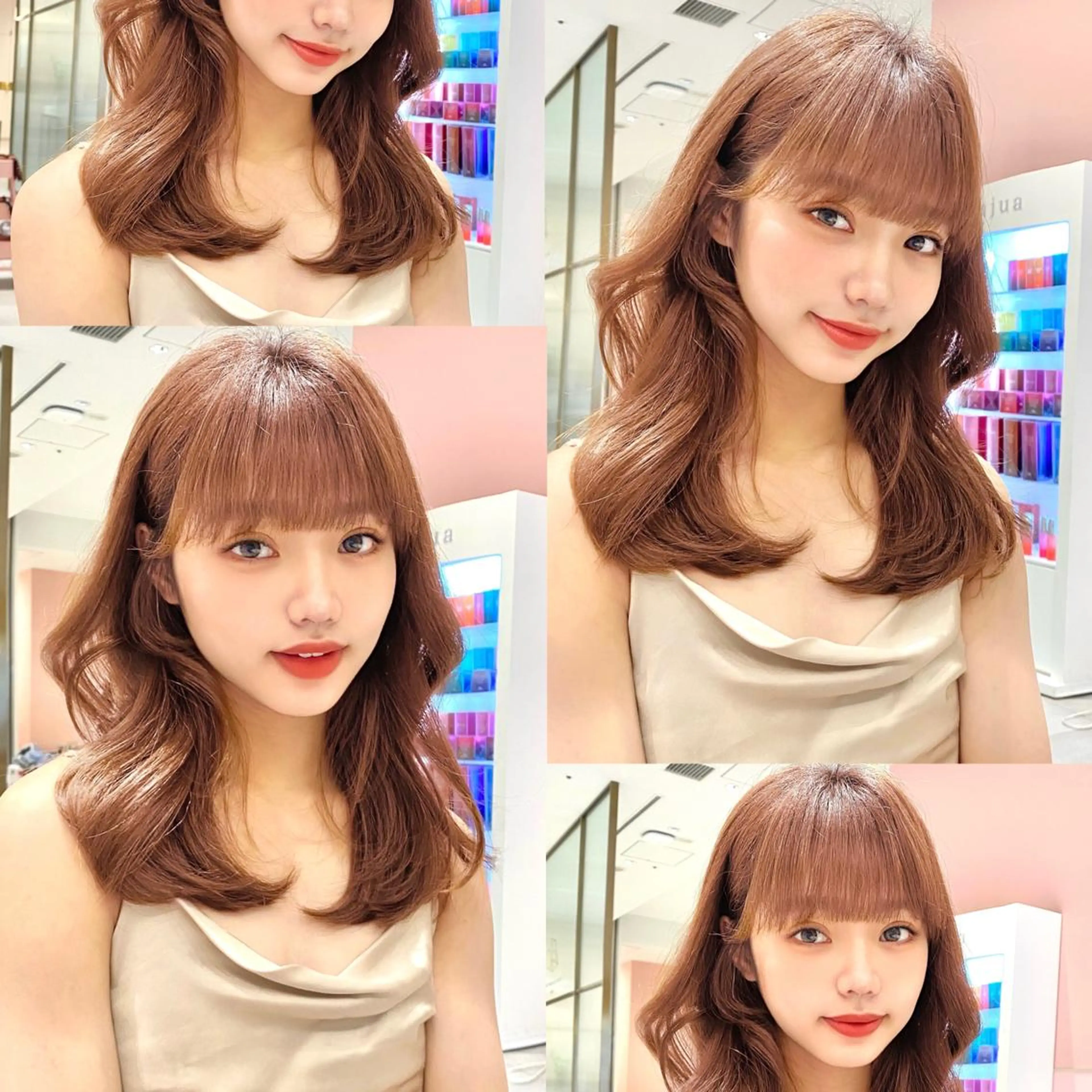 セミロング くびれヘア 韓国風ヘア くびれレイヤー レイヤーカット カット ヘアカラー トリートメント 韓国くびれレイヤー 🇰🇷はづきのヘアスタイル