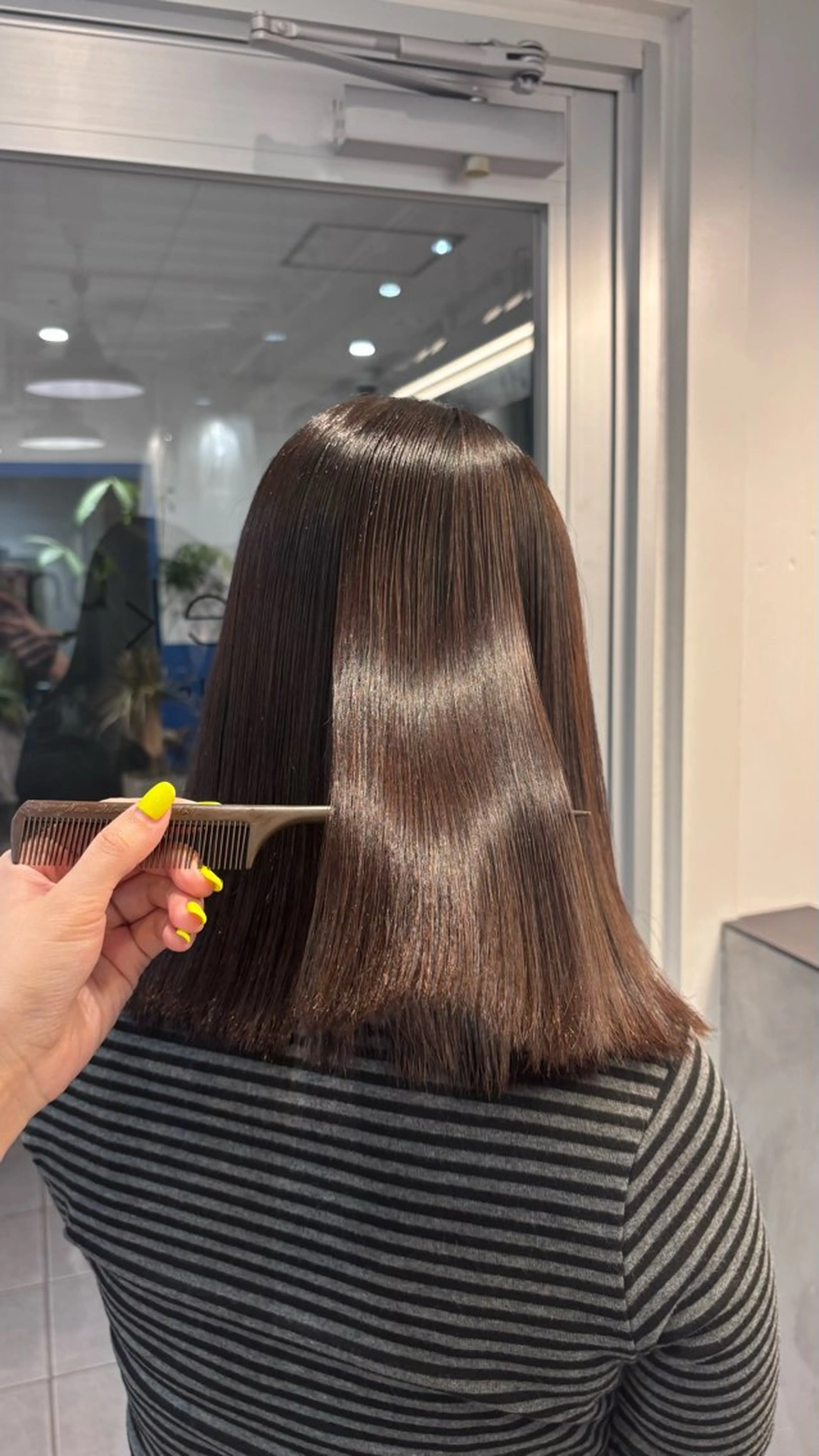 ミディアム 縮毛矯正 縮毛矯正/千葉 /姫花🫧🐇のヘアスタイル