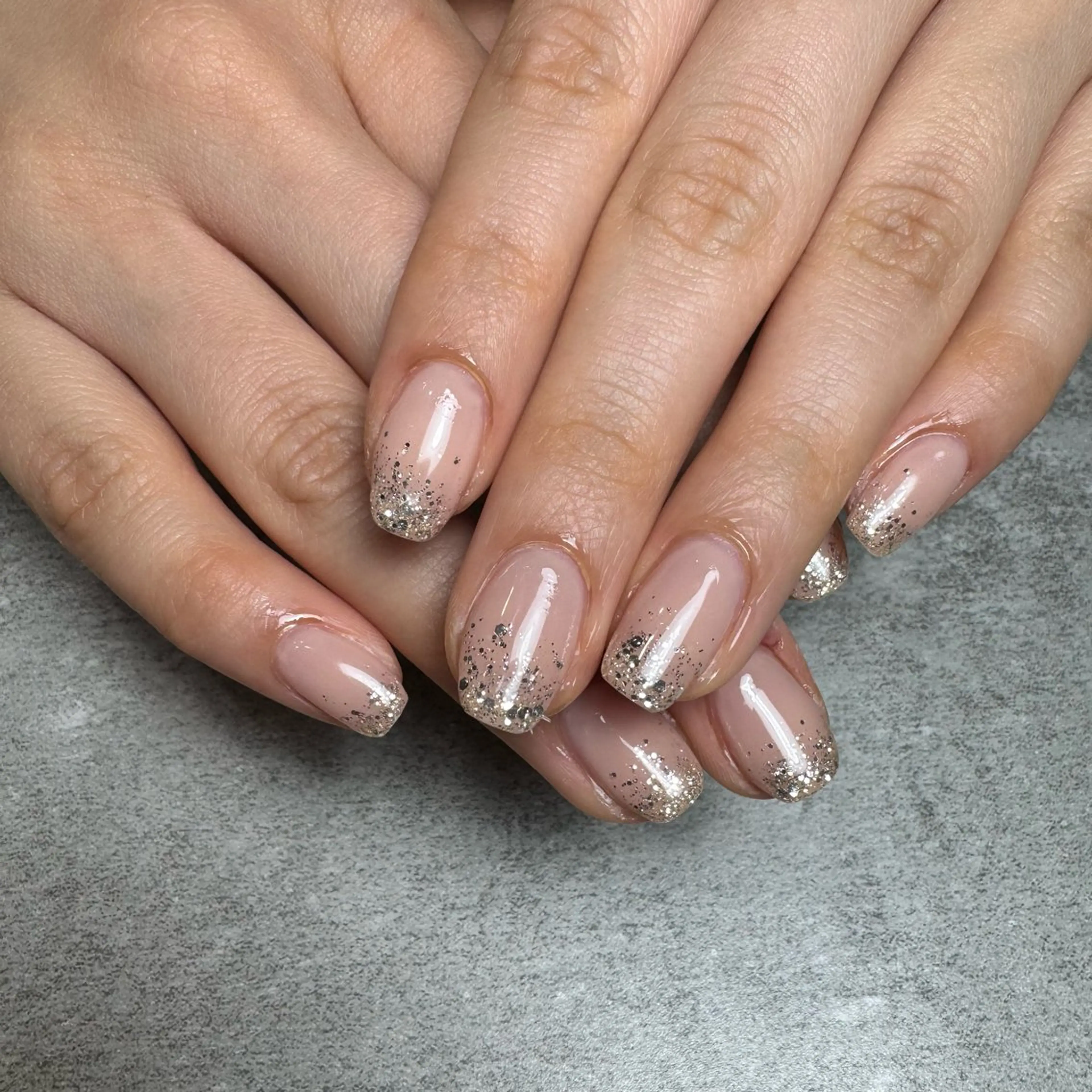 ネイル ラメ(グリッター) ラメグラデーション MATATABI. kumiのネイルデザイン