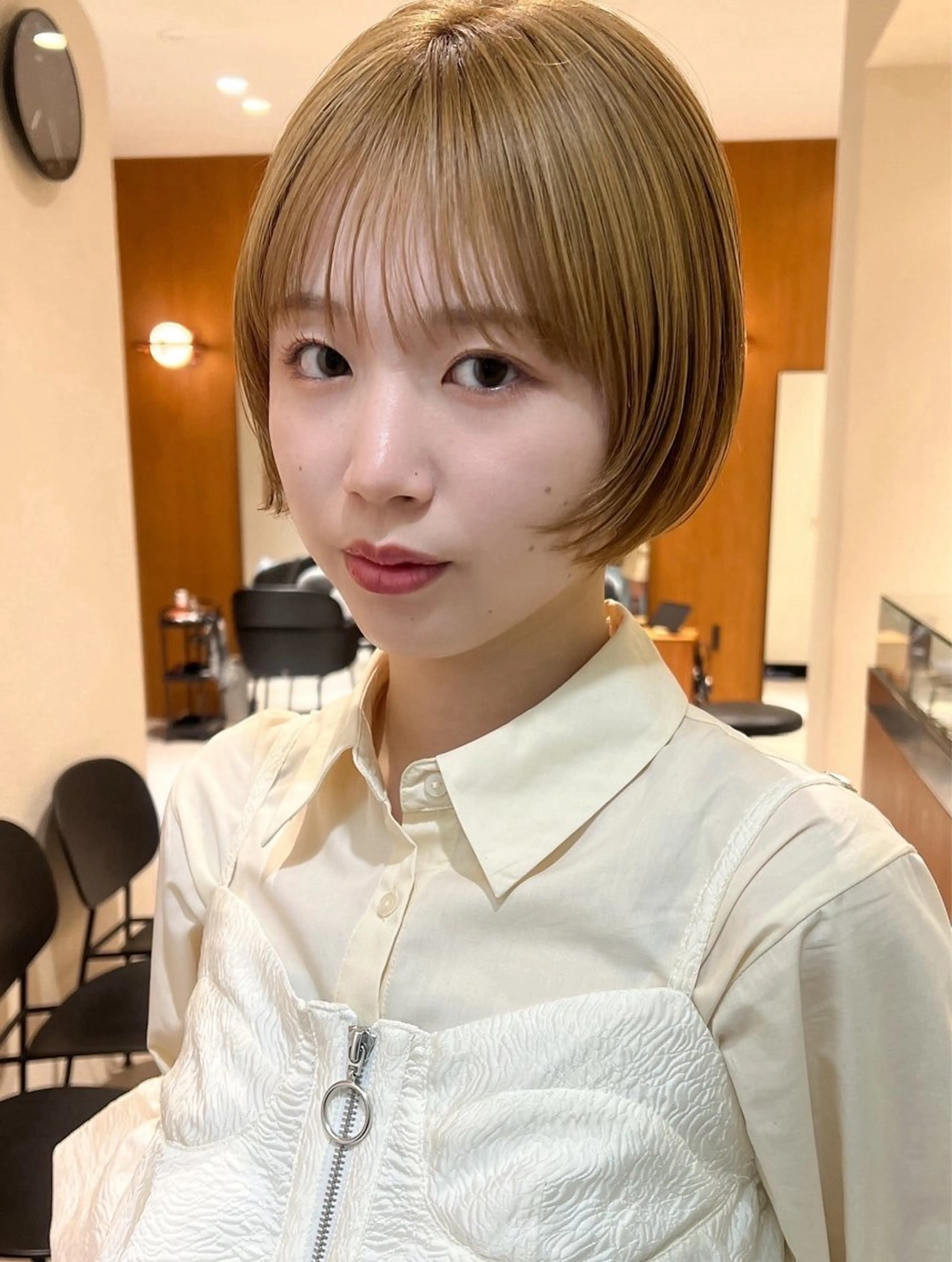 ショート カラー yiye青山店所属・無料カットモデル /yuukaのヘアスタイル