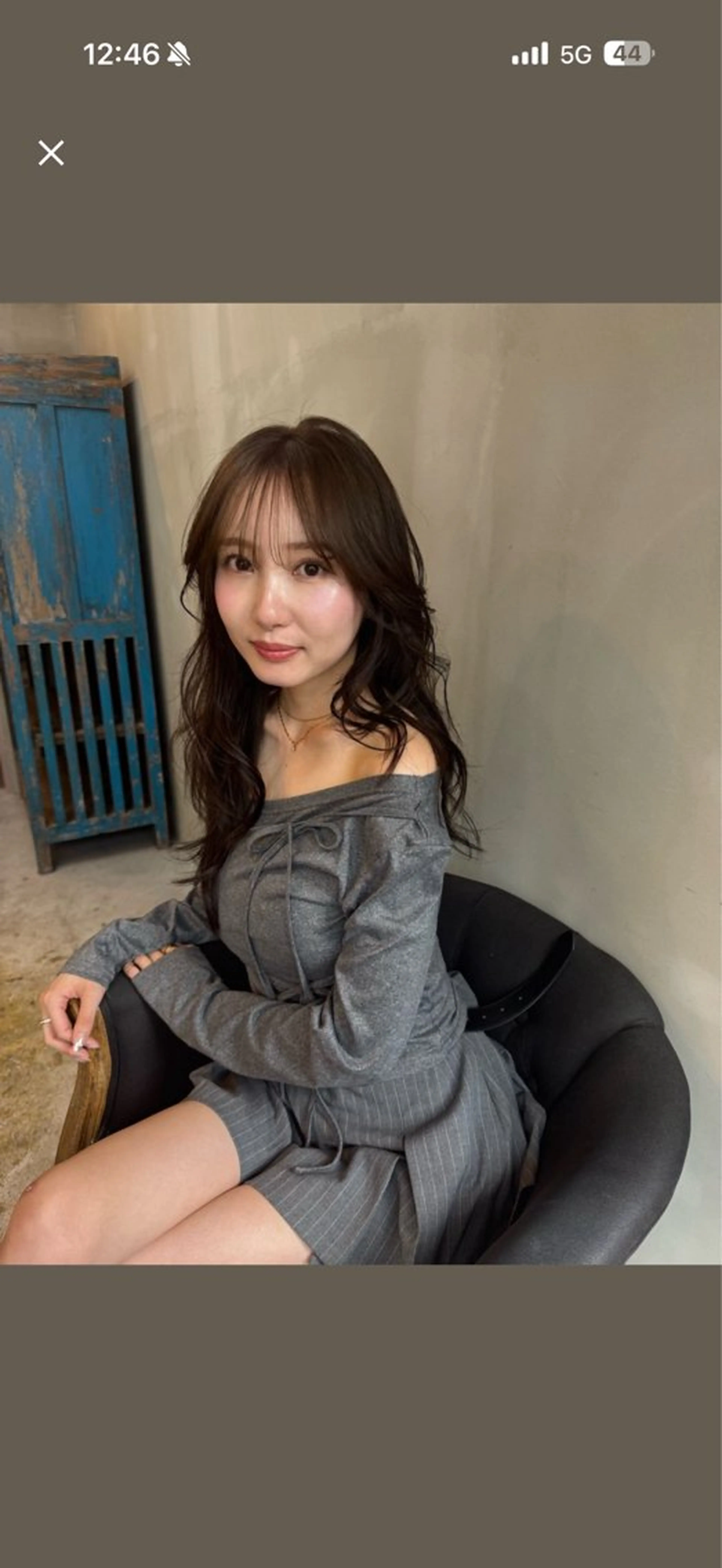 ロング カラー 野口 和真のヘアスタイル