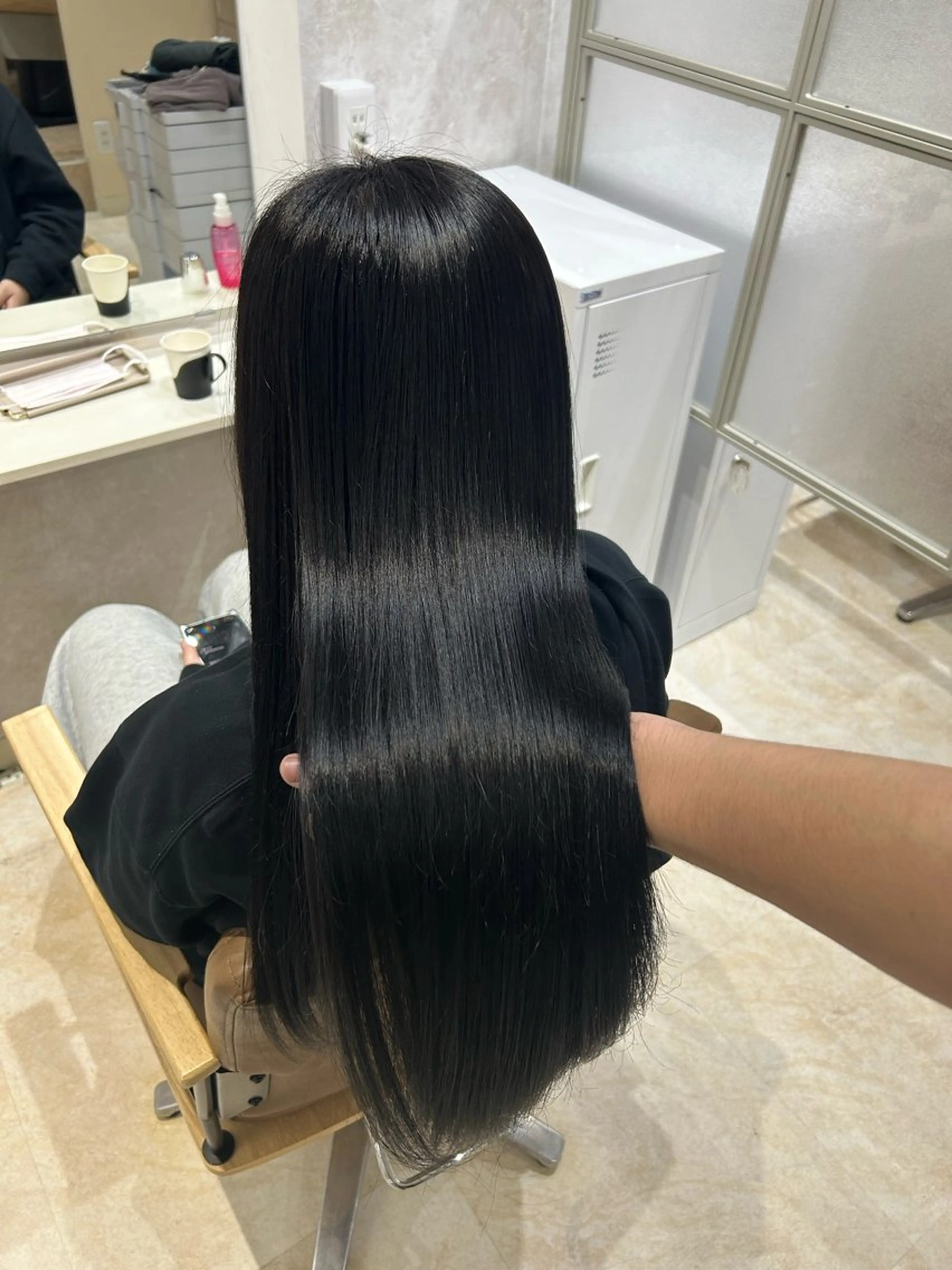 セミロング カラー トリートメント ヘアセット 💙まこと💙艶 カラー(Rico)のヘアスタイル