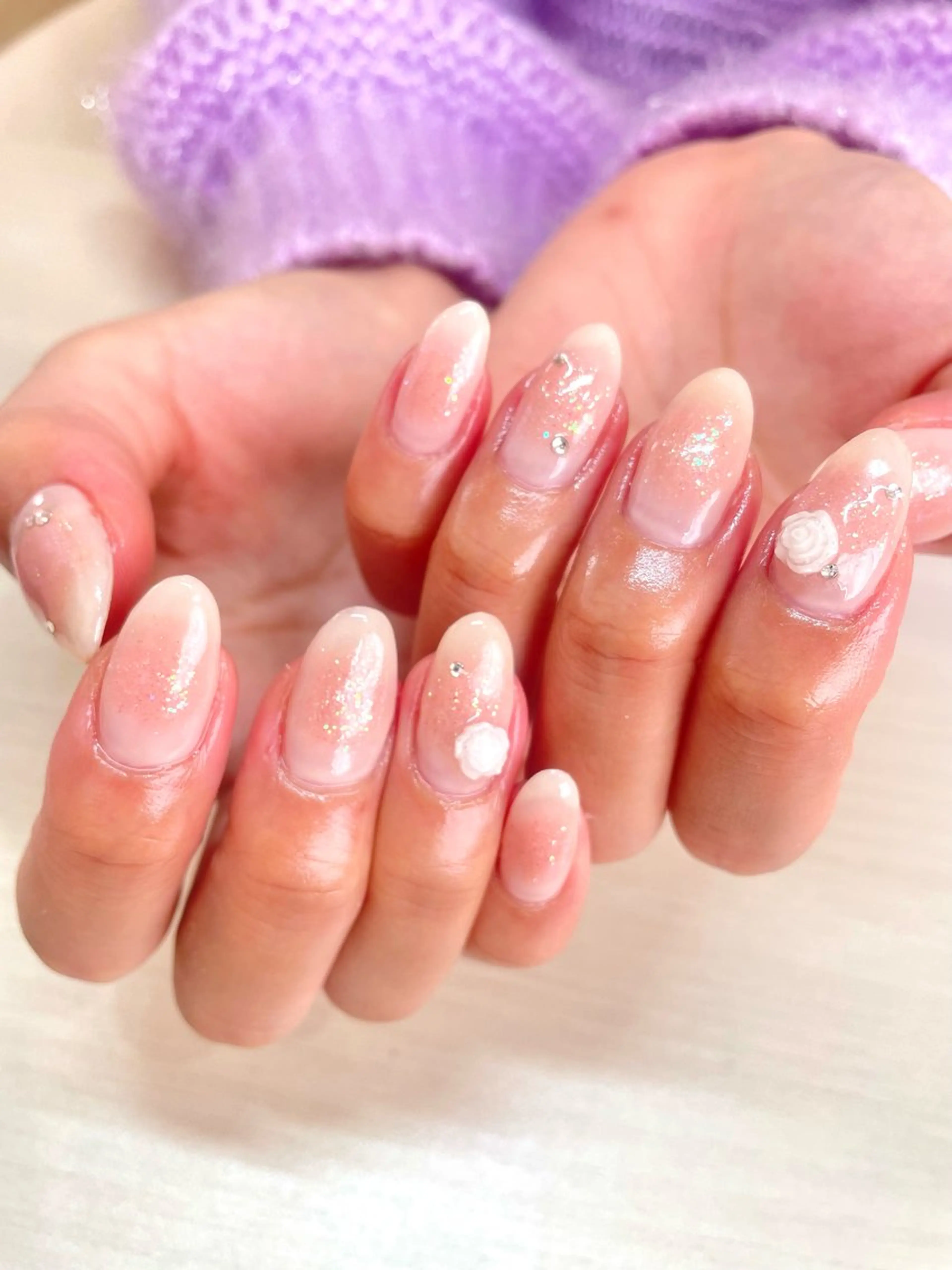 ネイル チークネイル ハンドネイル Beautiful Meかえでのネイルデザイン