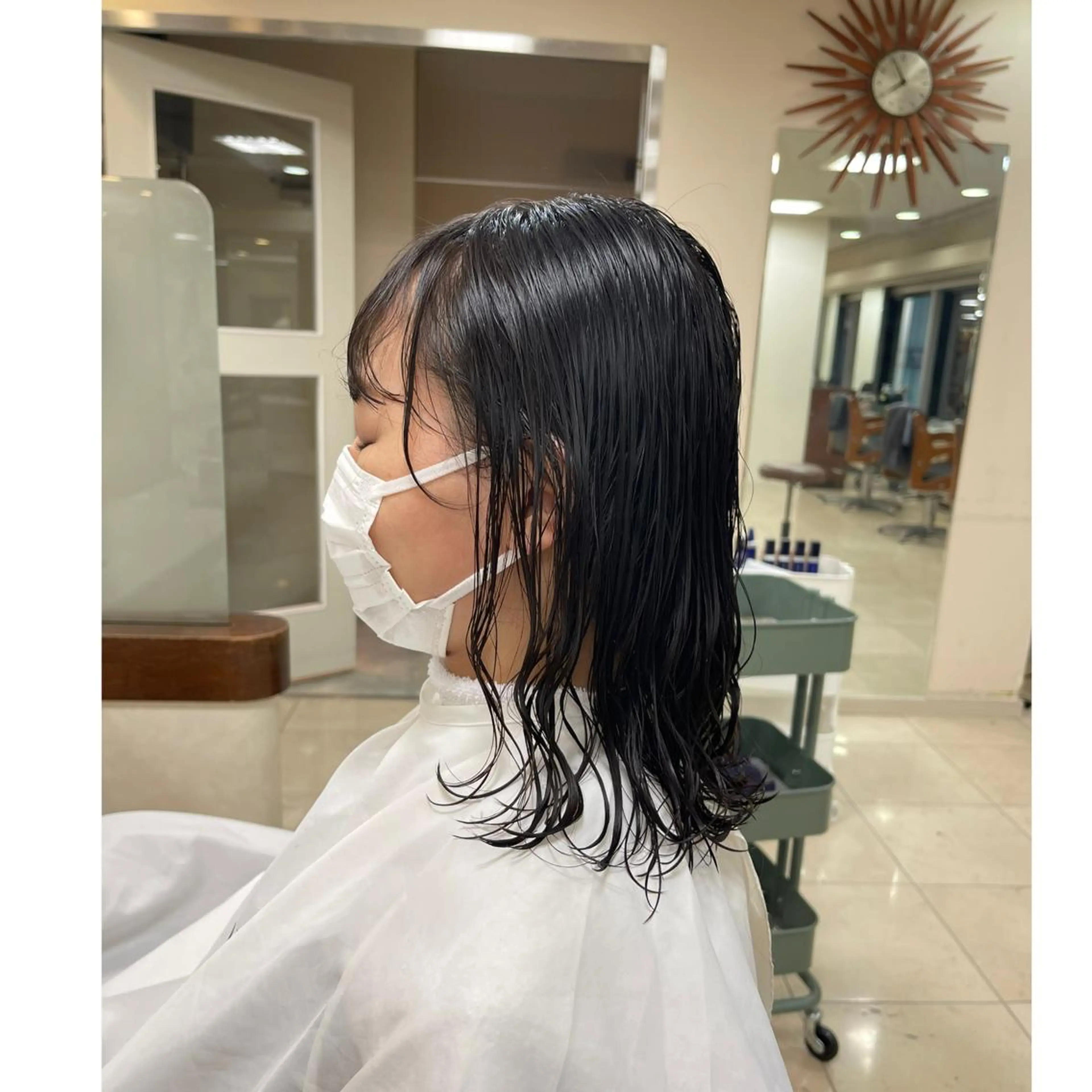 ミディアム パーマ ミディアムパーマ 渋谷 りなのヘアスタイル