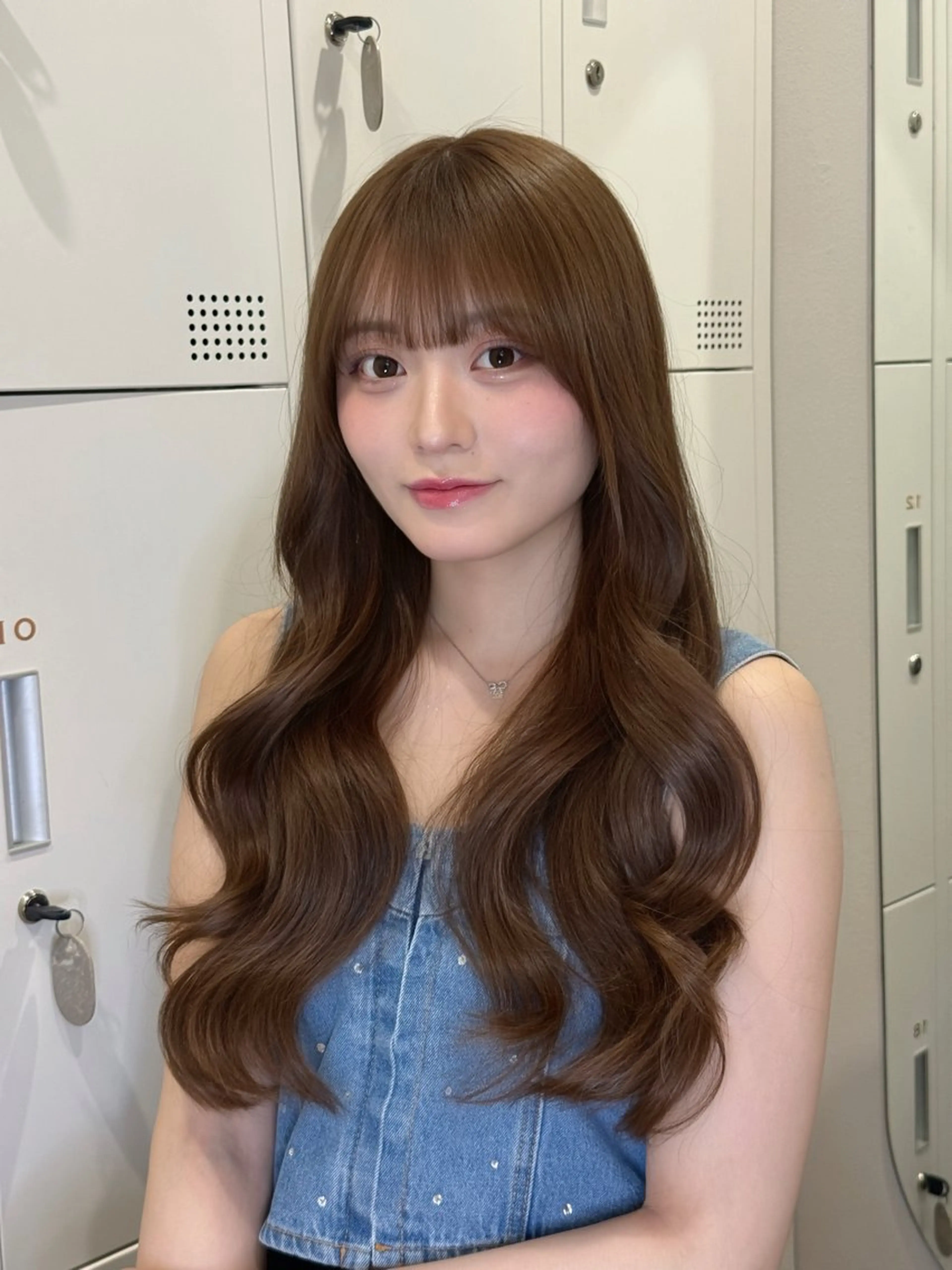 ロング カラー カット ヘアカラー トリートメント 韓国レイヤー× 艶髪 池袋/ハナ🌷のヘアスタイル