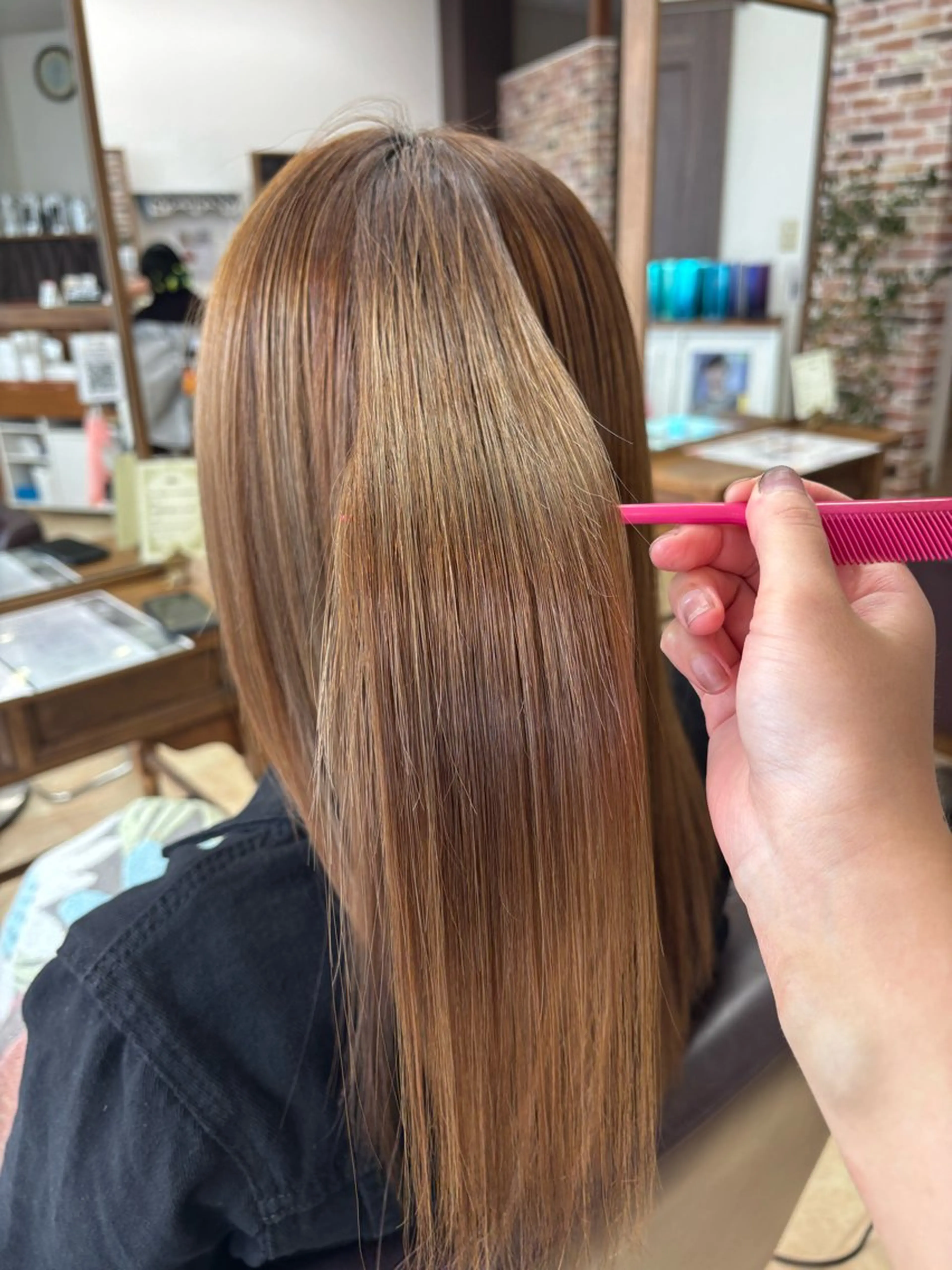 ロング 髪質改善 トリートメント トリートメント 小島華未/ ヘアカラー/髪質改善のヘアスタイル