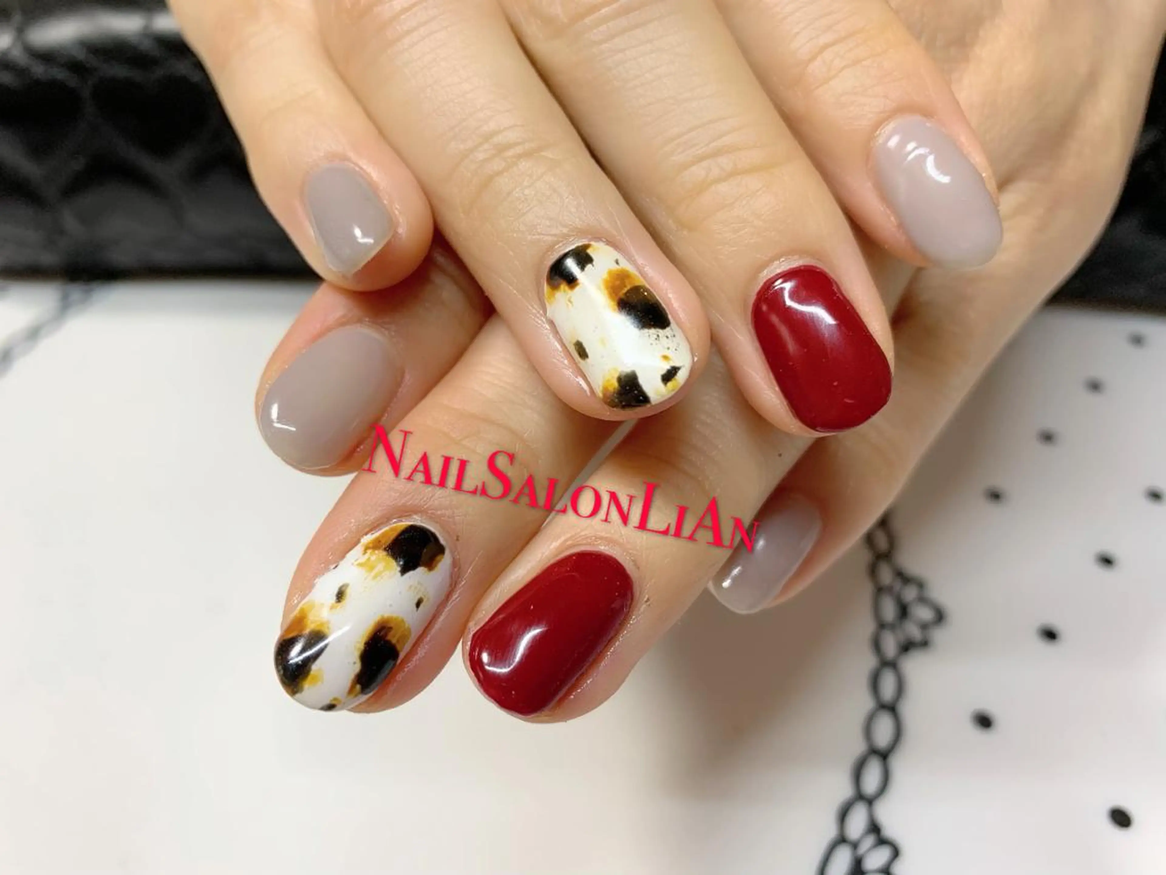 ネイル 持ち込み ハンドネイル NailSalon LiAnのネイルデザイン
