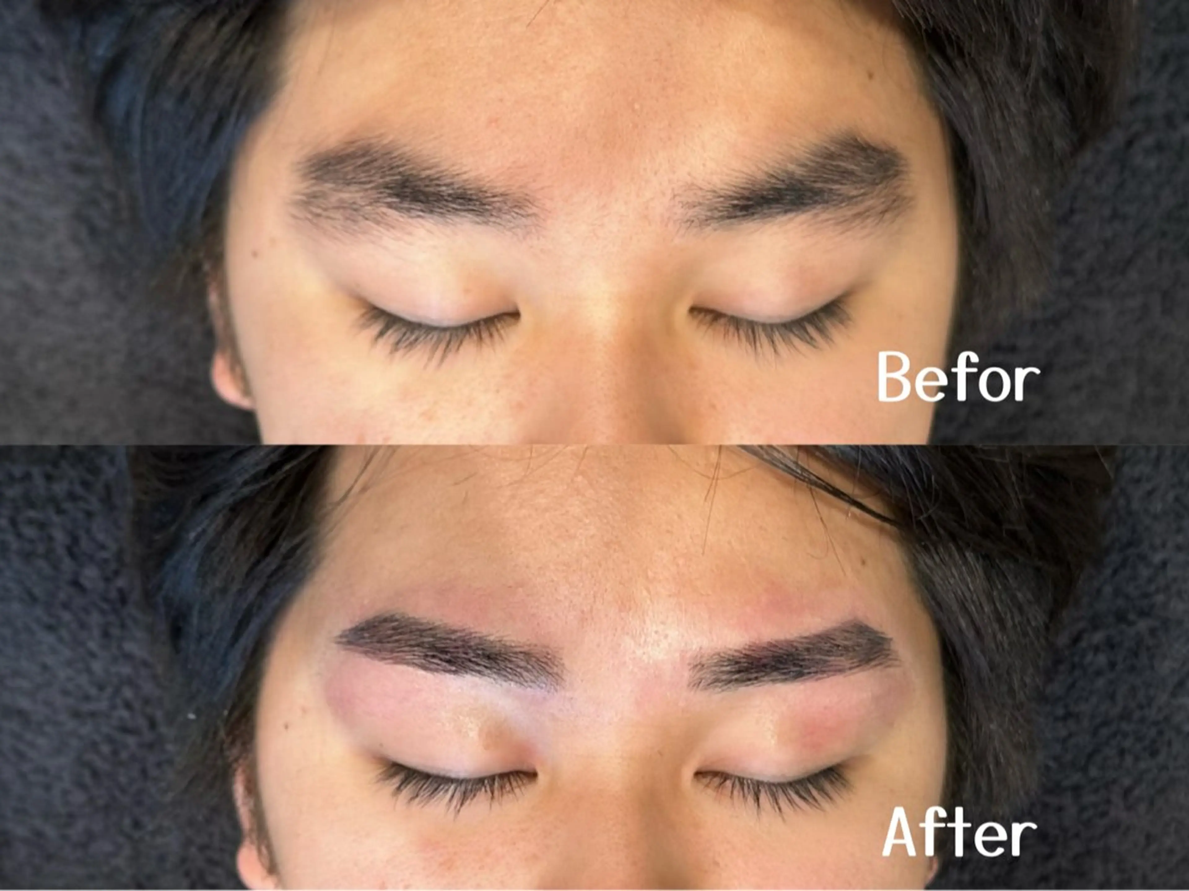 メンズ アイブロウ センターパート メンズアイブロウ メンズカット×眉毛 デザイナー⚘Nanaの眉毛・アイブロウイメージ