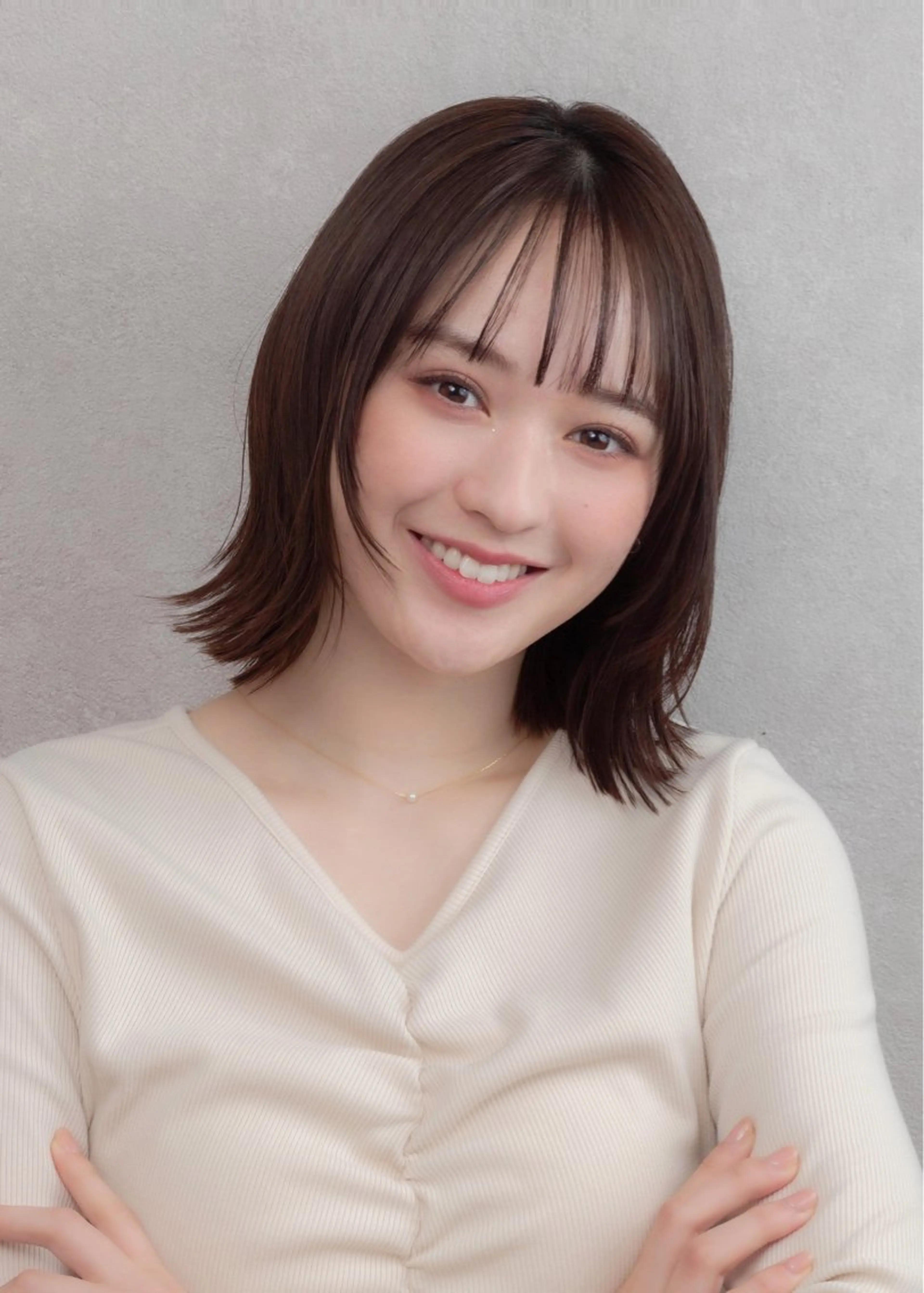 ミディアム [似合う小顔カット] 🪽MUNi恵比寿のヘアスタイル