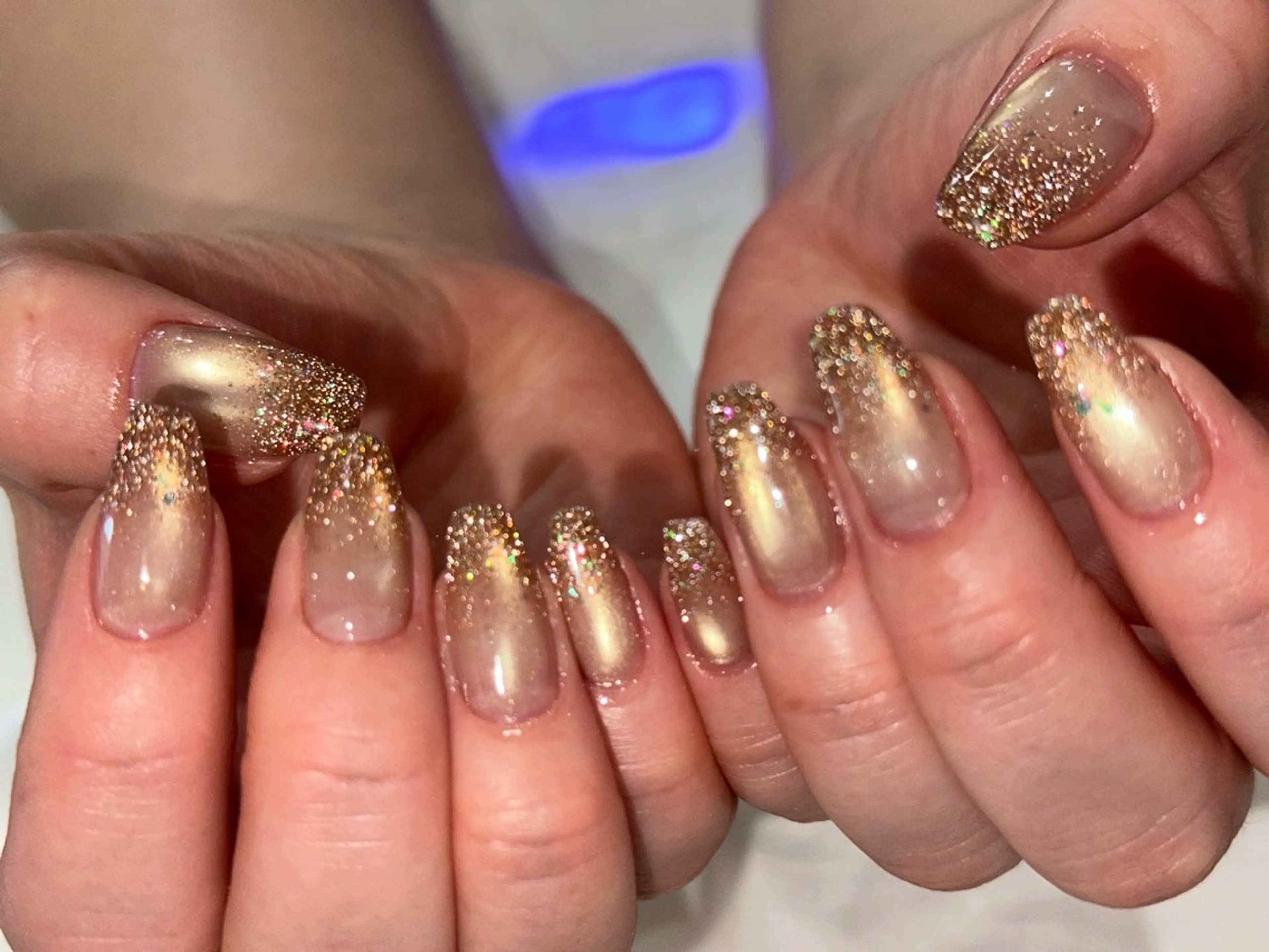 ネイル フラッシュネイル グラデーション ハンドネイル glory💋 Kimiのネイルデザイン