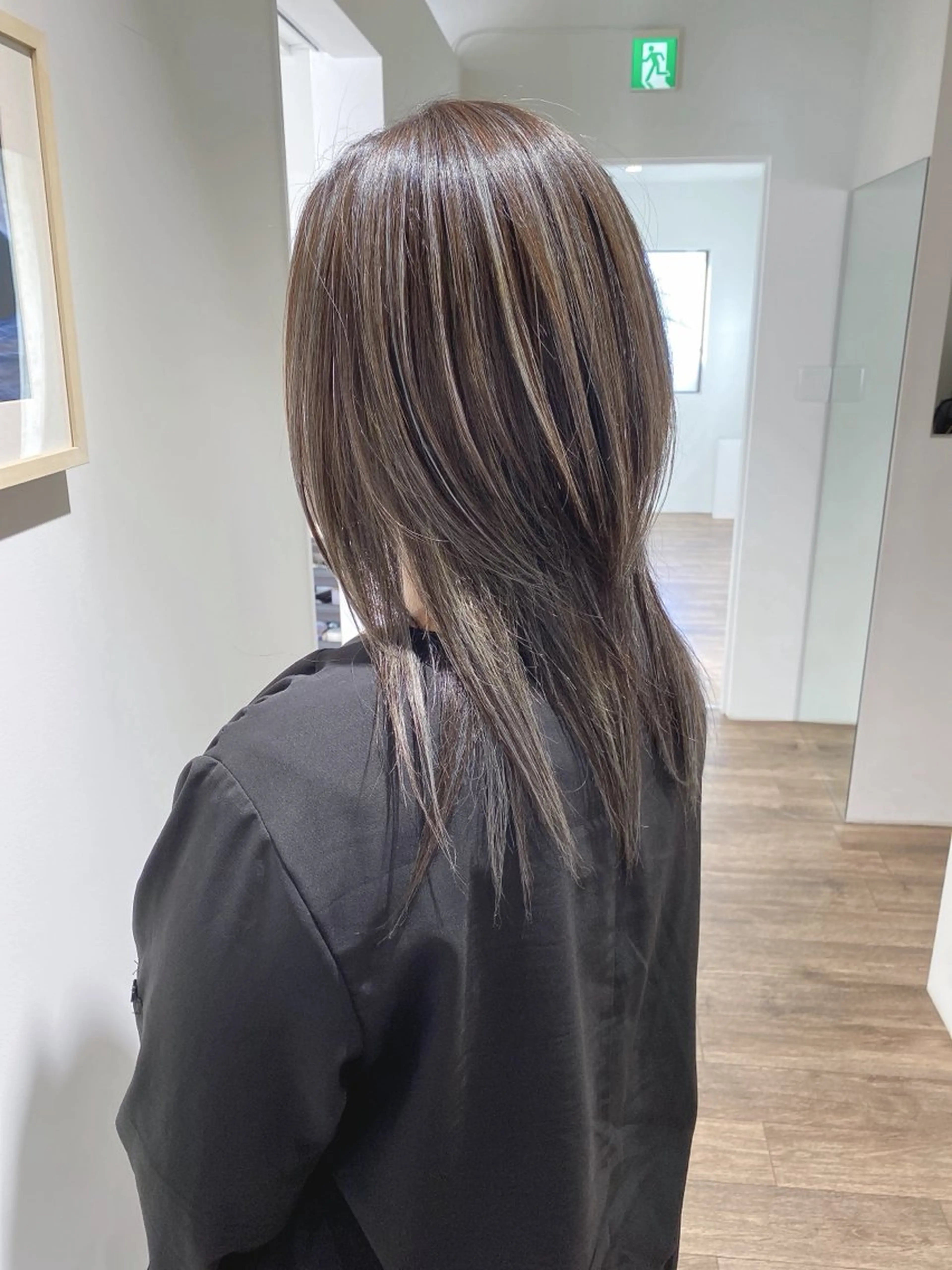 ロング カラー ヘアカラー トリートメント ハイライト⭐️上野 高広のヘアスタイル