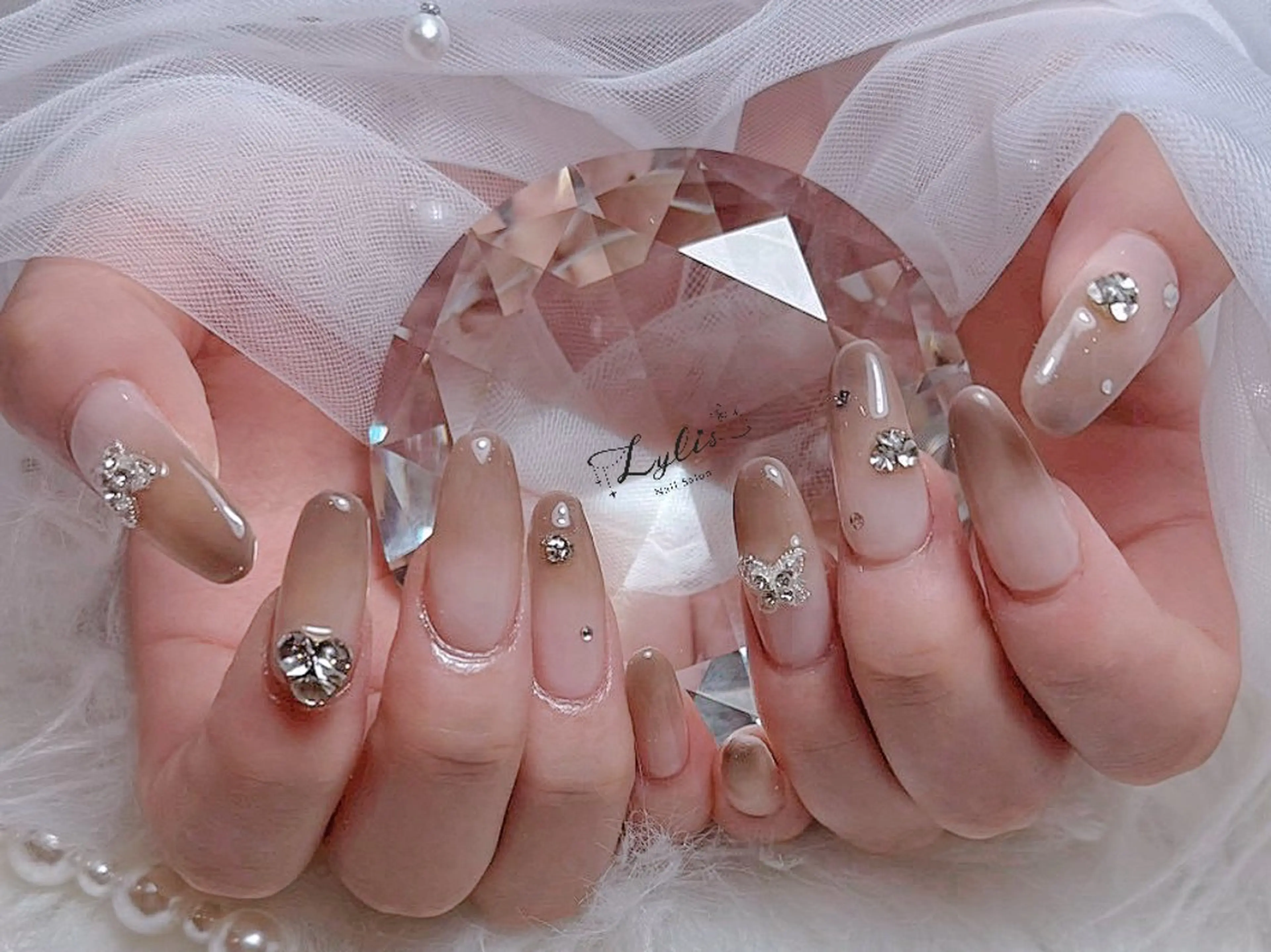 ネイル グラデーション マグネットネイル Nail Salon Lylis♡のネイルデザイン